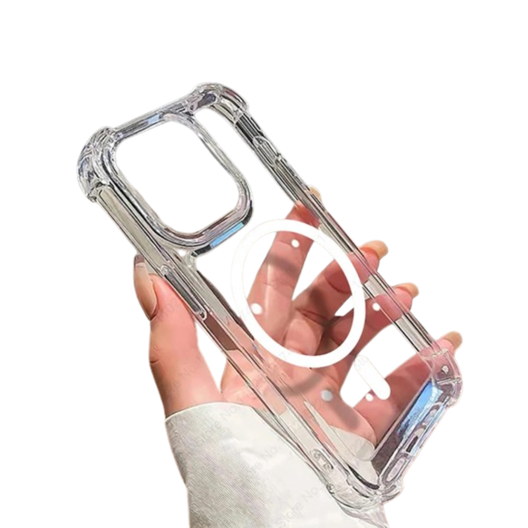 Capa Transparente para Telemóvel Simples, Antichoque e Magsafe