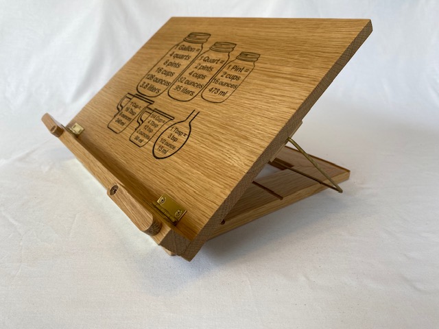 Recipe book stand