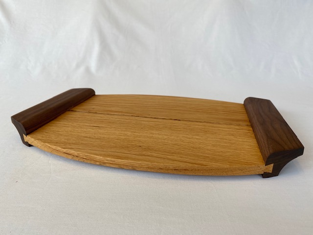Wooden serving tray