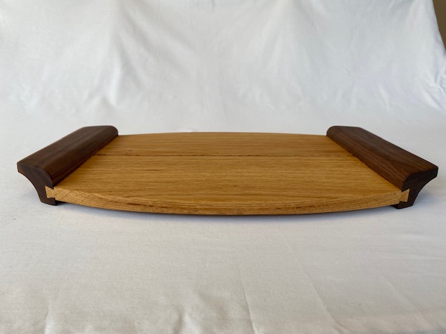 Wooden serving tray