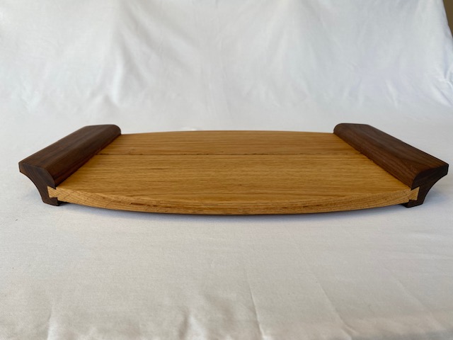 Wooden serving tray