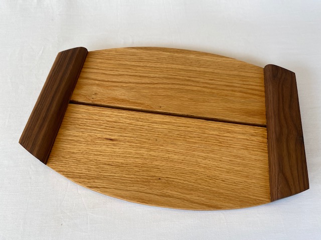 Wooden serving tray