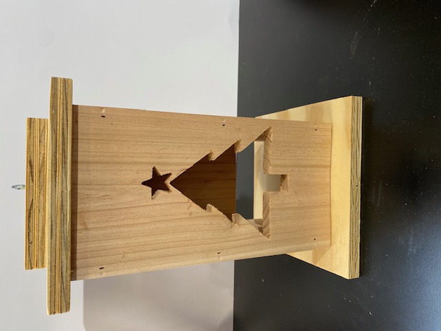 Wooden Candle Holder