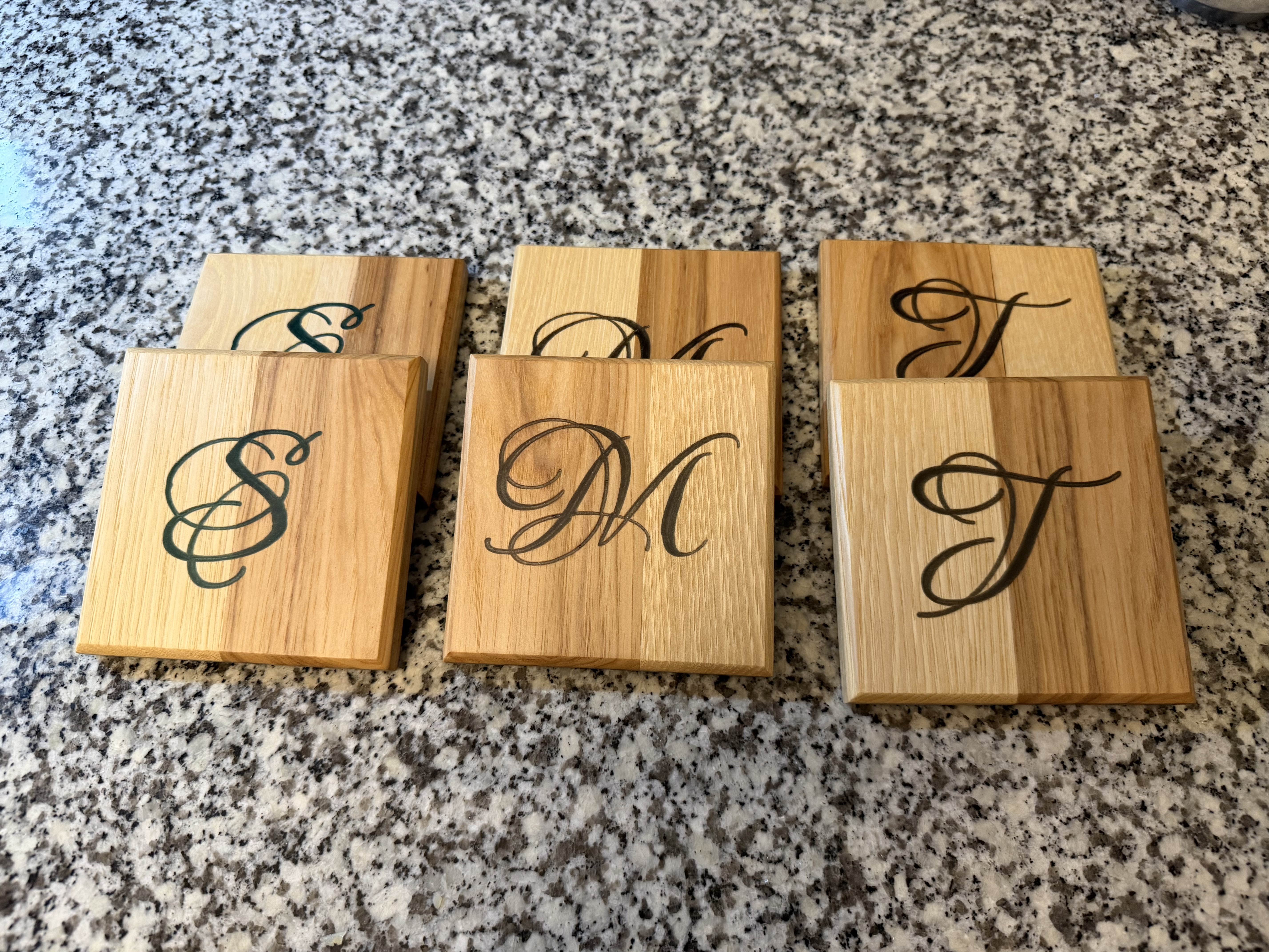 Signature Monogram Coaster Set