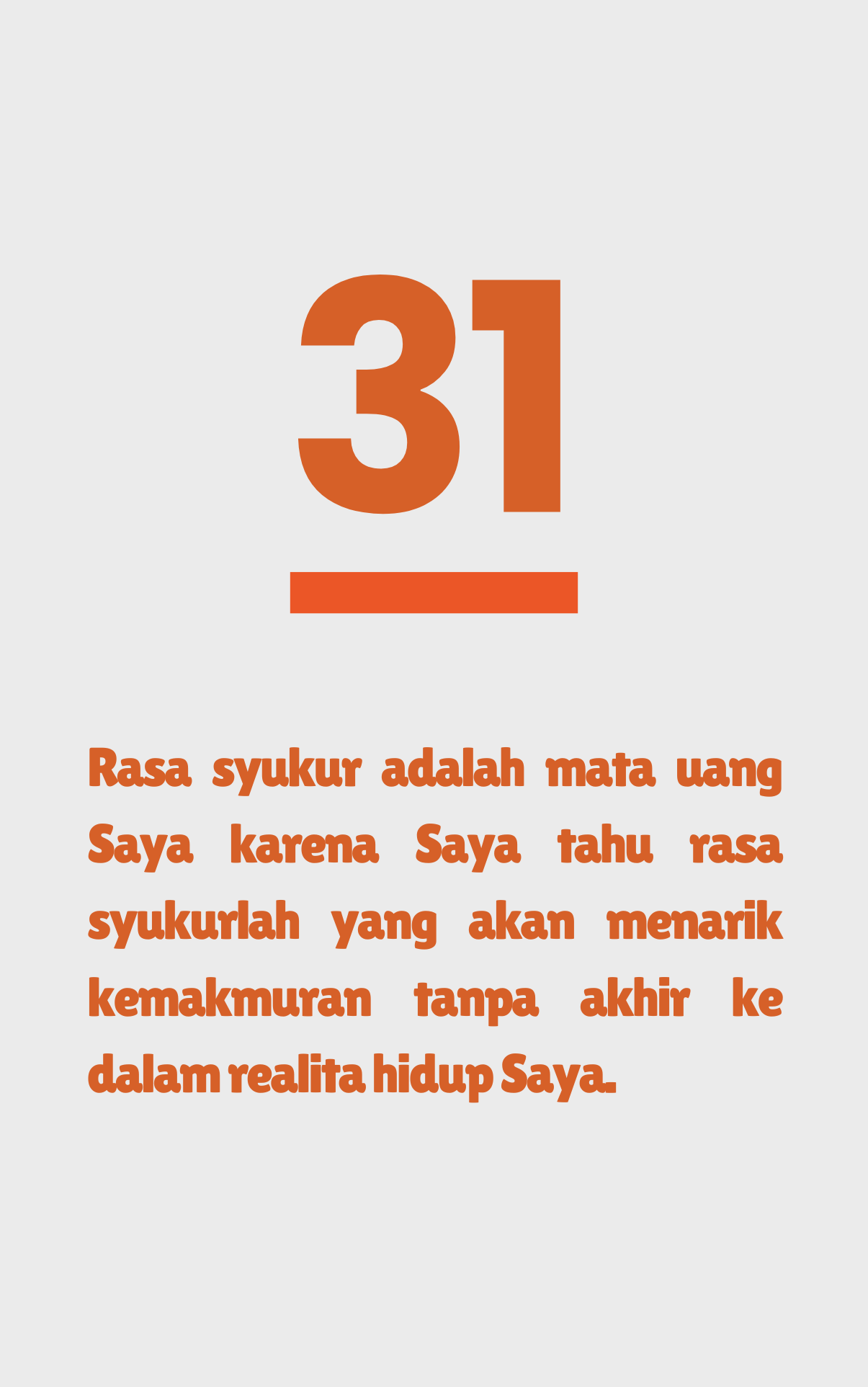 [DONASI] E-Calendar Eternal Abudance - Kalender Meja Afirmasi Kelimpahan Siap Cetak