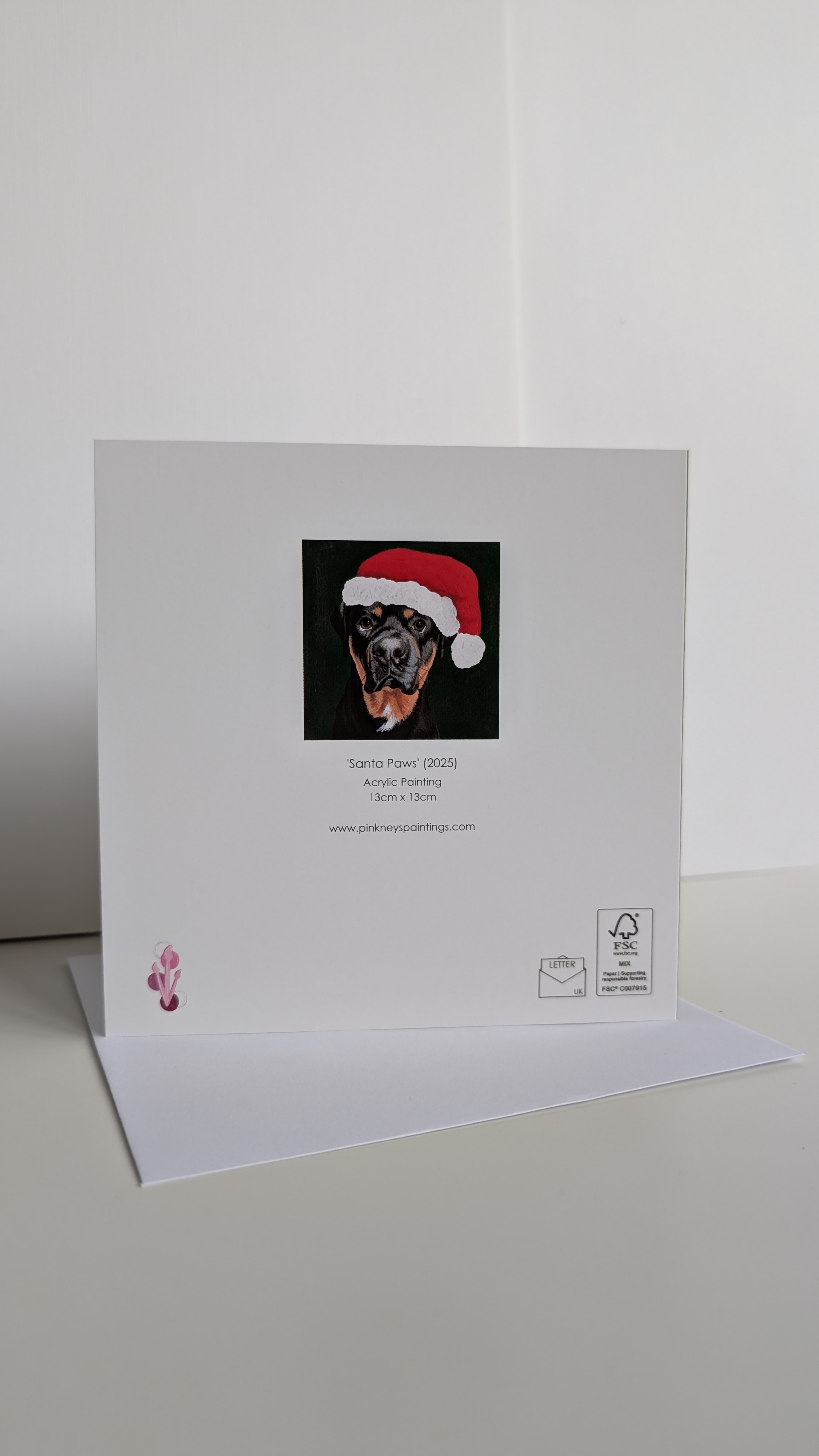 'Santa Paws' Christmas Card