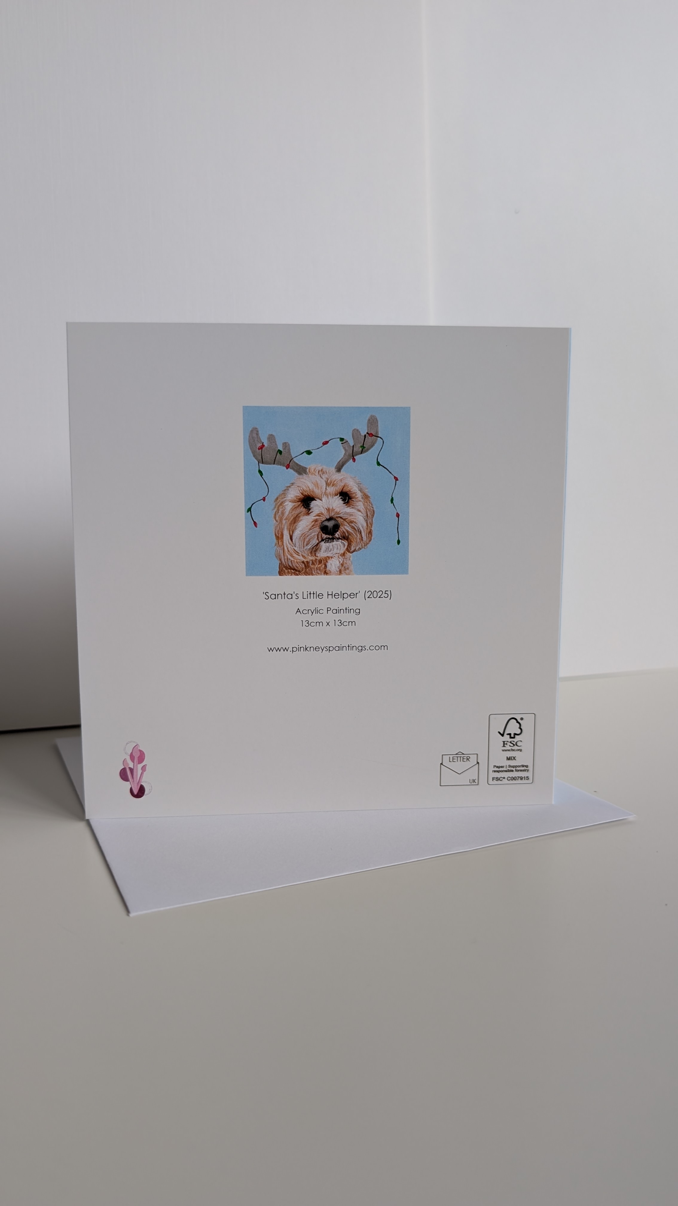 'Santa's Little Helper' Christmas Card