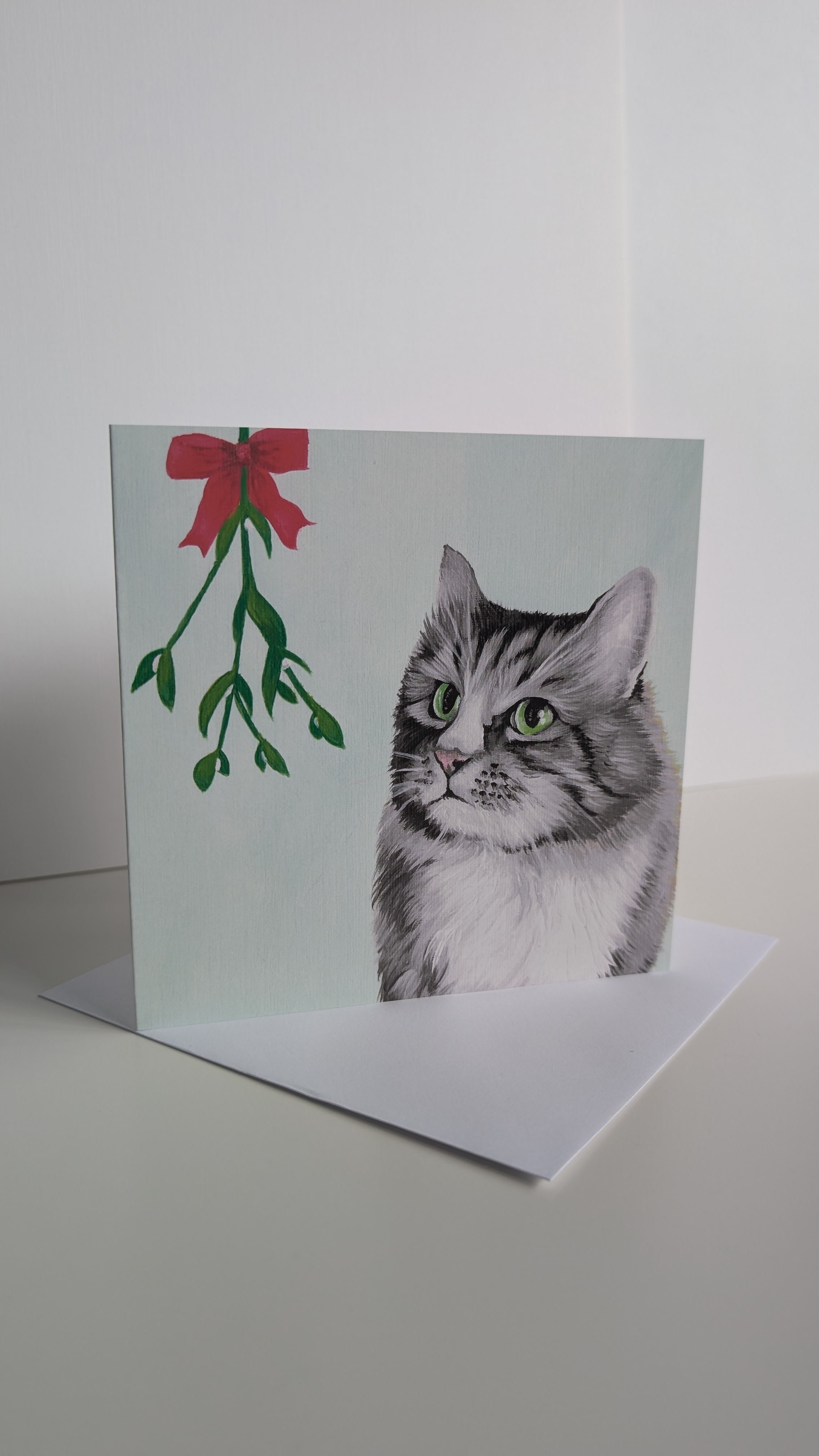 'Under the Mistletoe' Christmas Card
