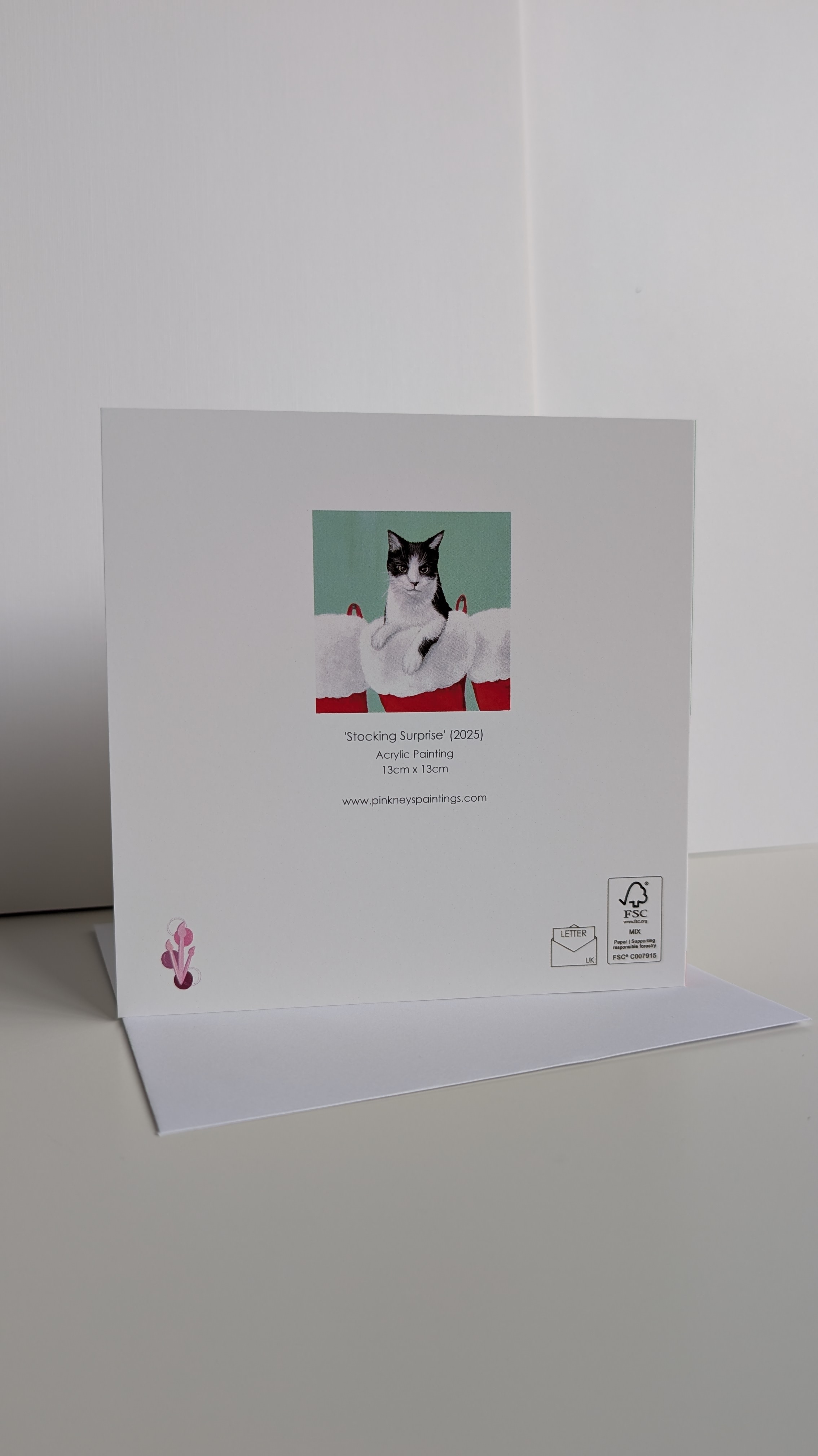 'Stocking Surprise' Christmas Card