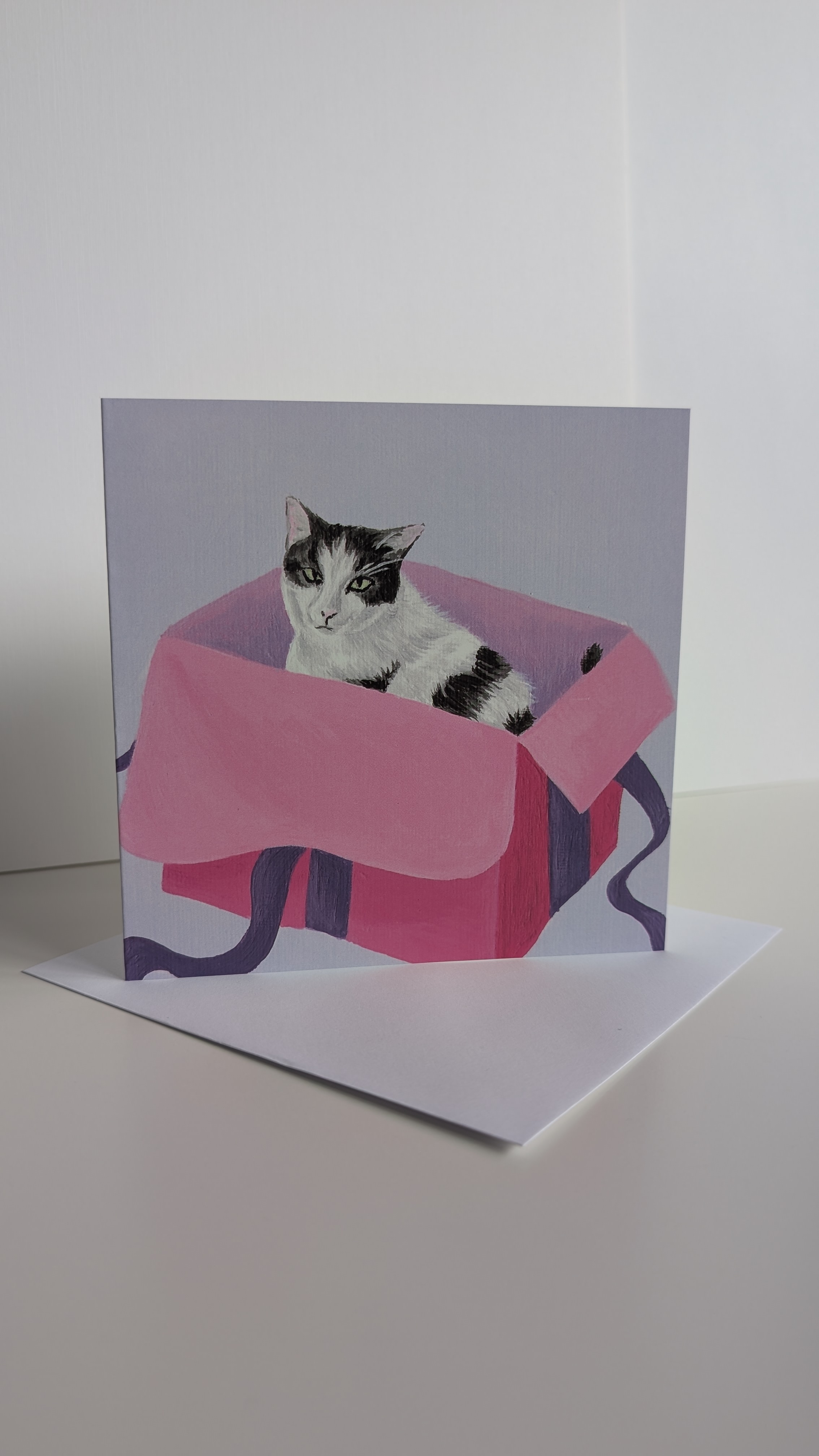 'Gifted From Meow' Christmas Card