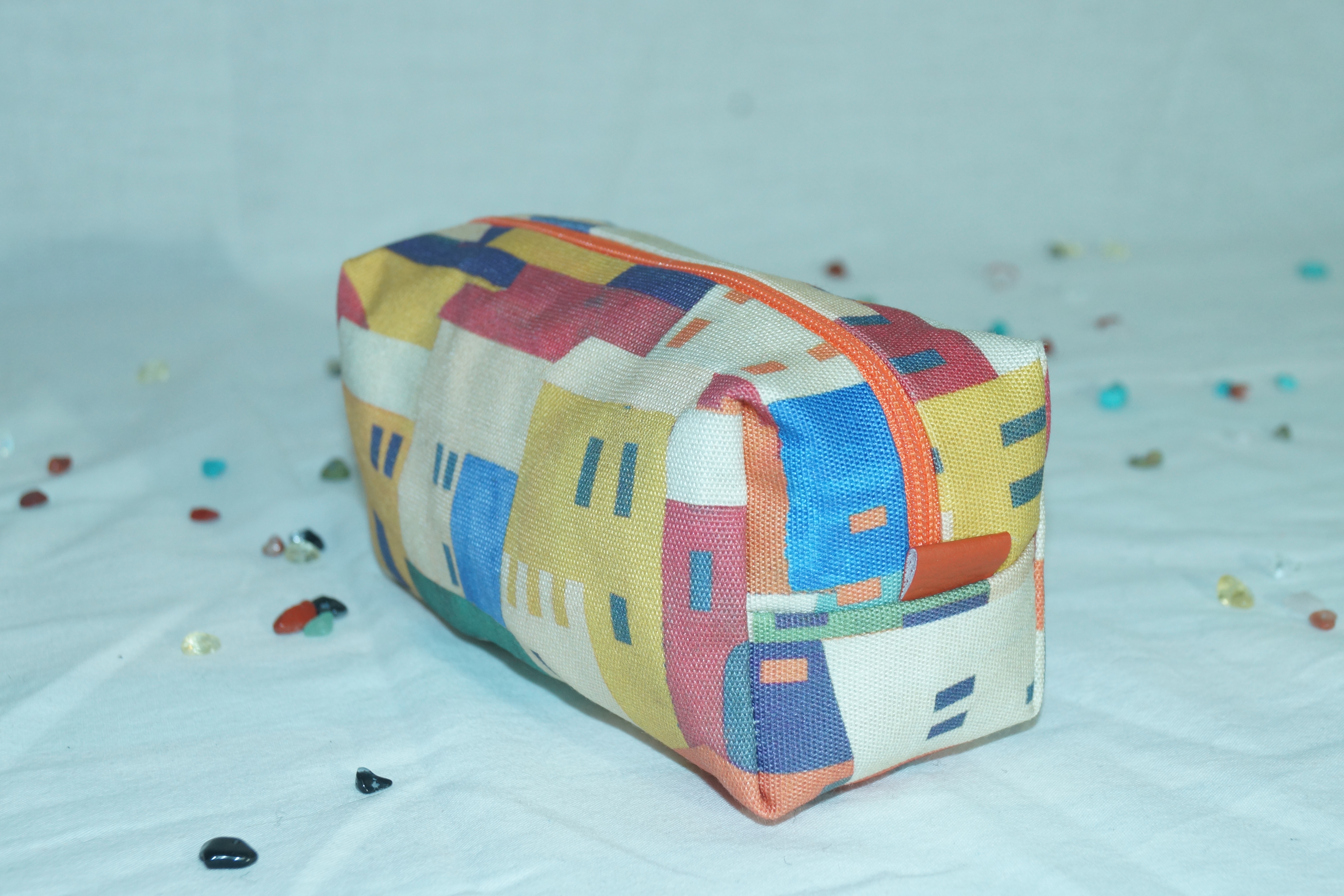 Trousse maisons orange