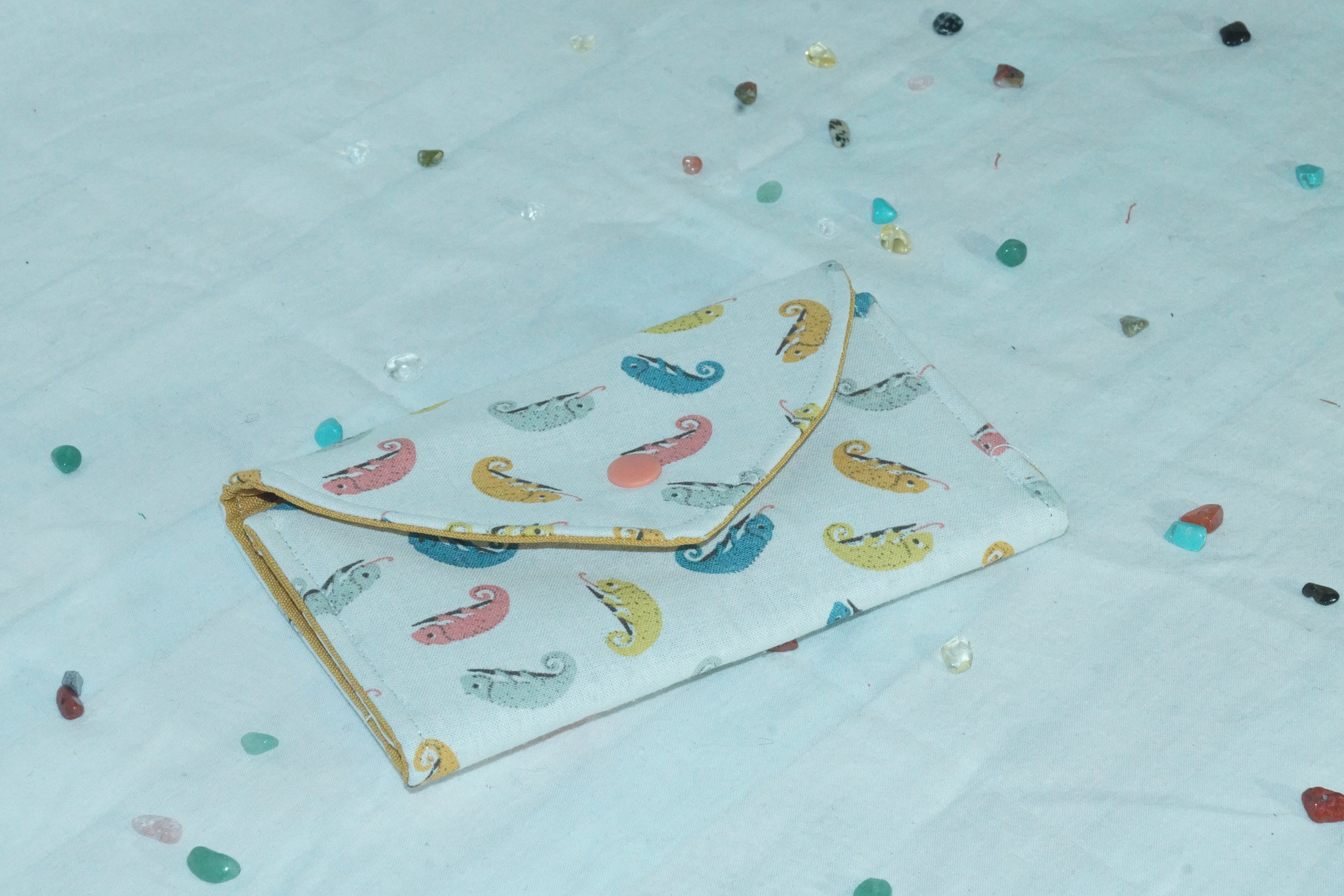 Blague à tabac caméléons