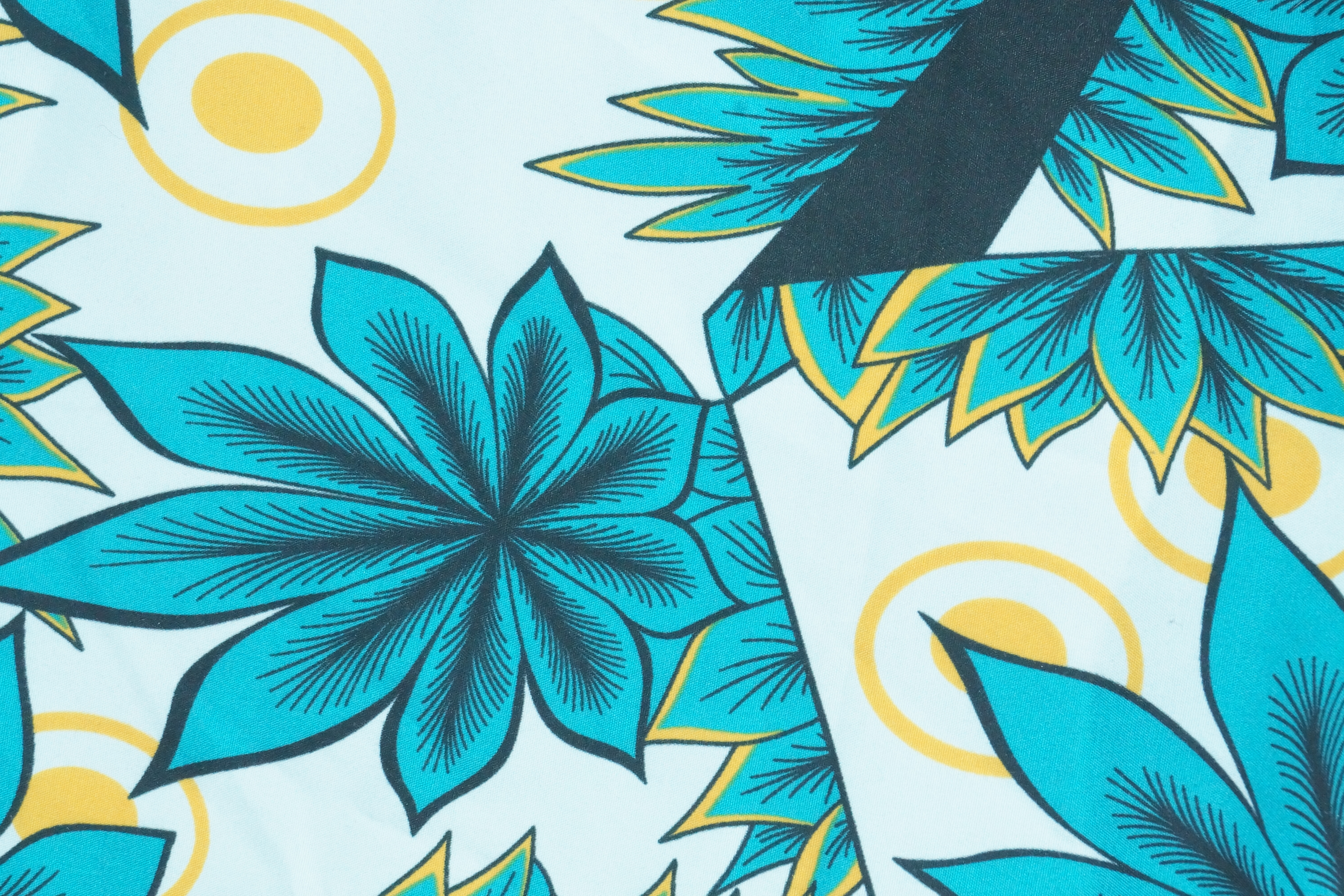 Tote bag turquoise et blanc