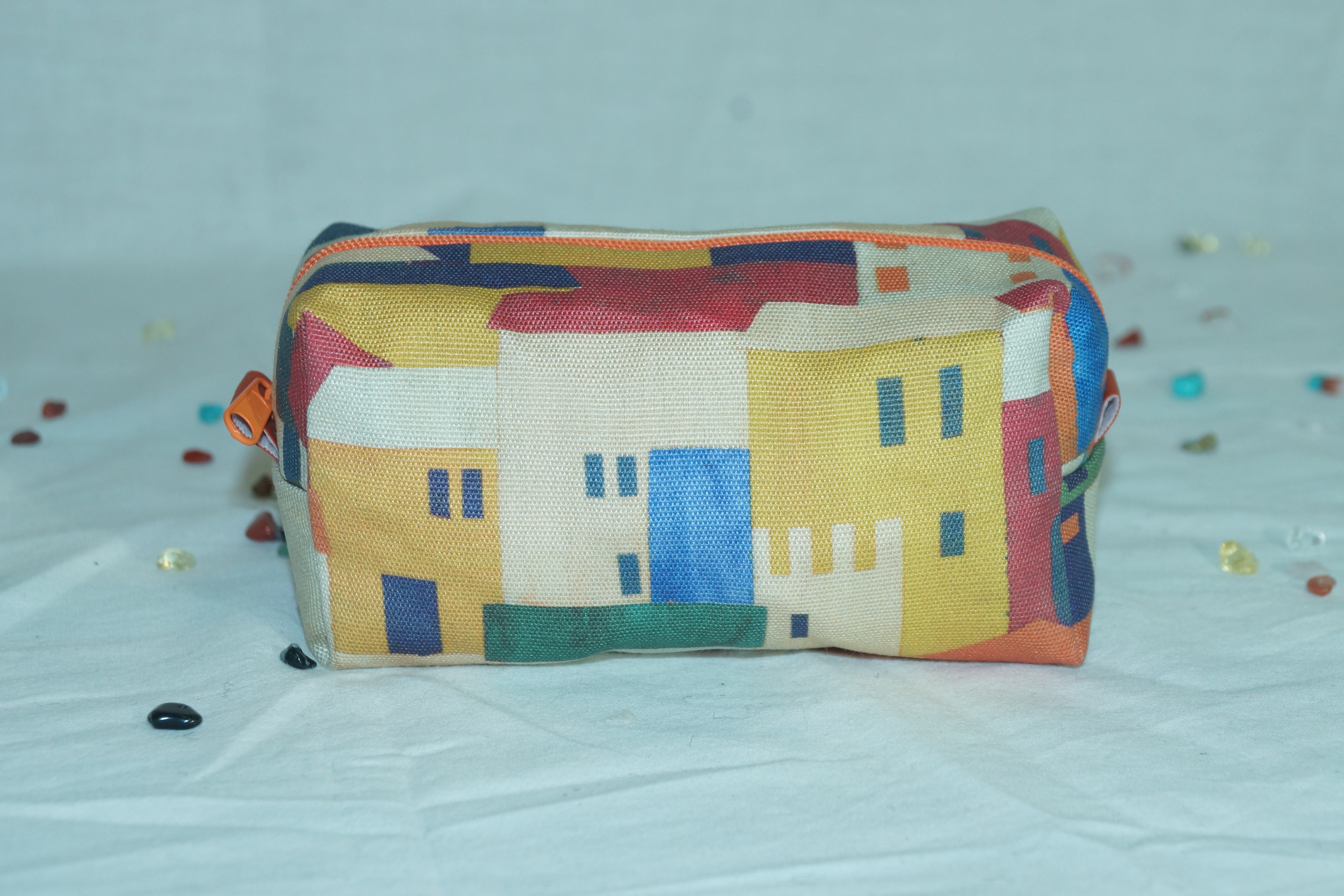 Trousse maisons orange