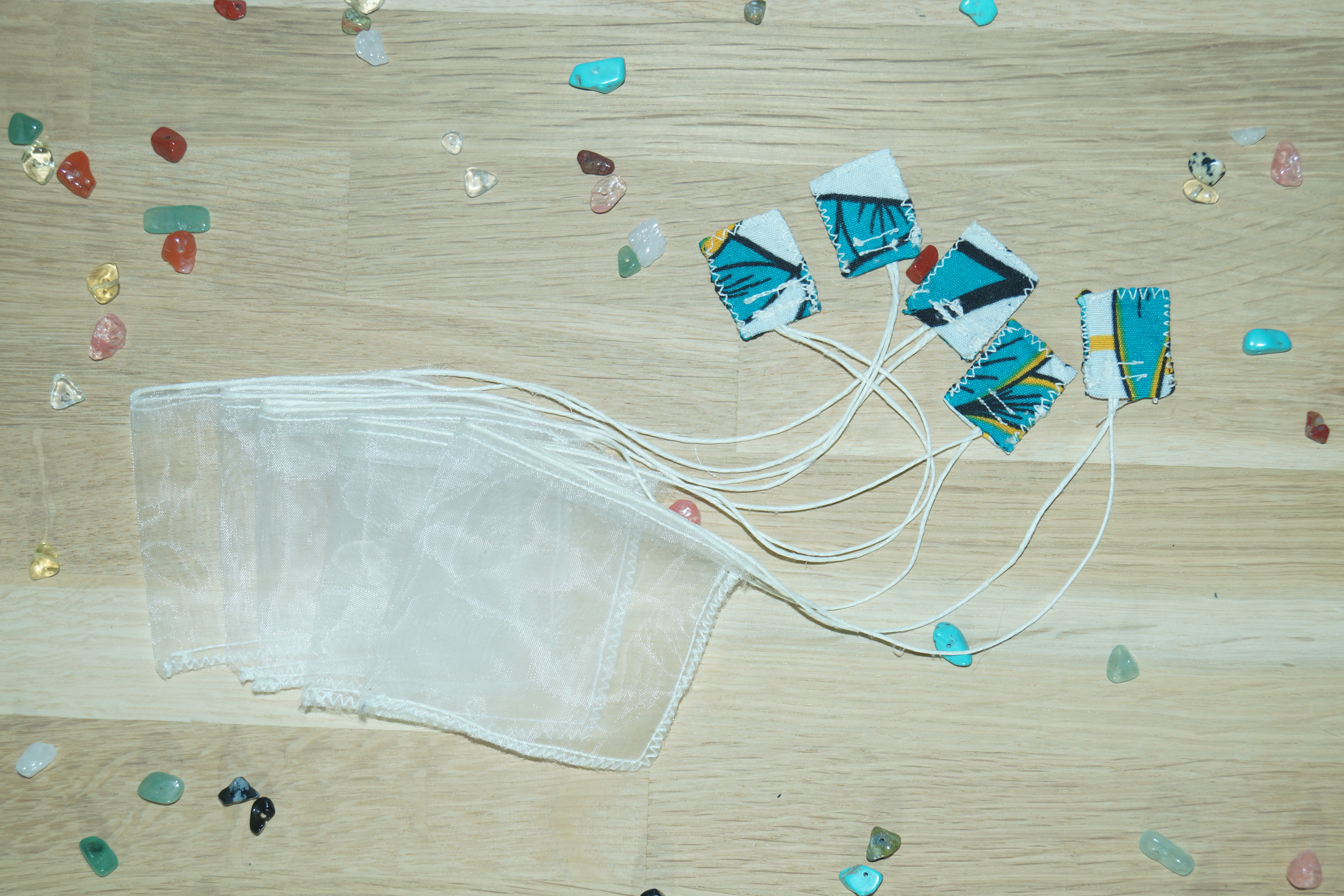 Sachets à thé réutilisables