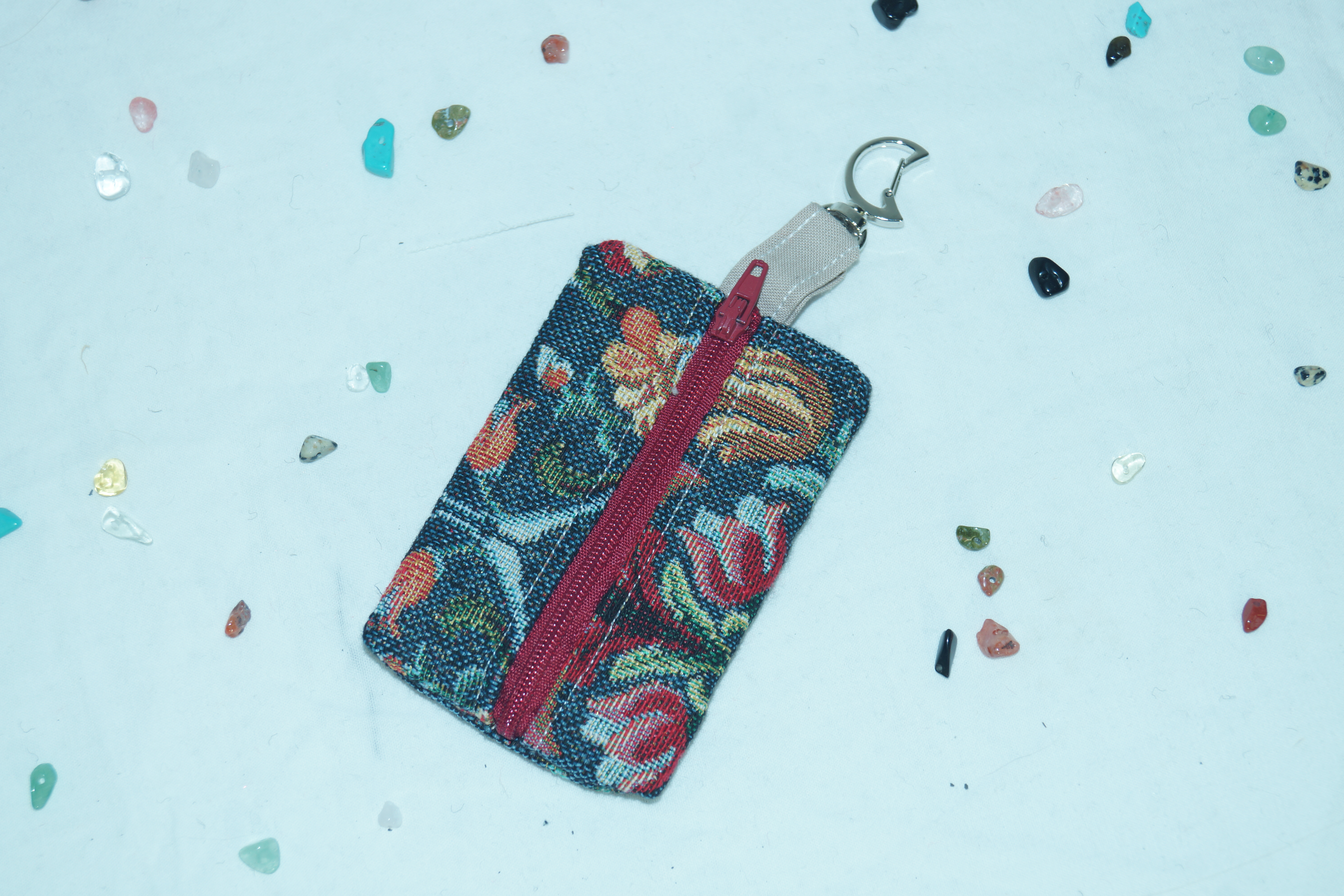 Pochette à mousqueton