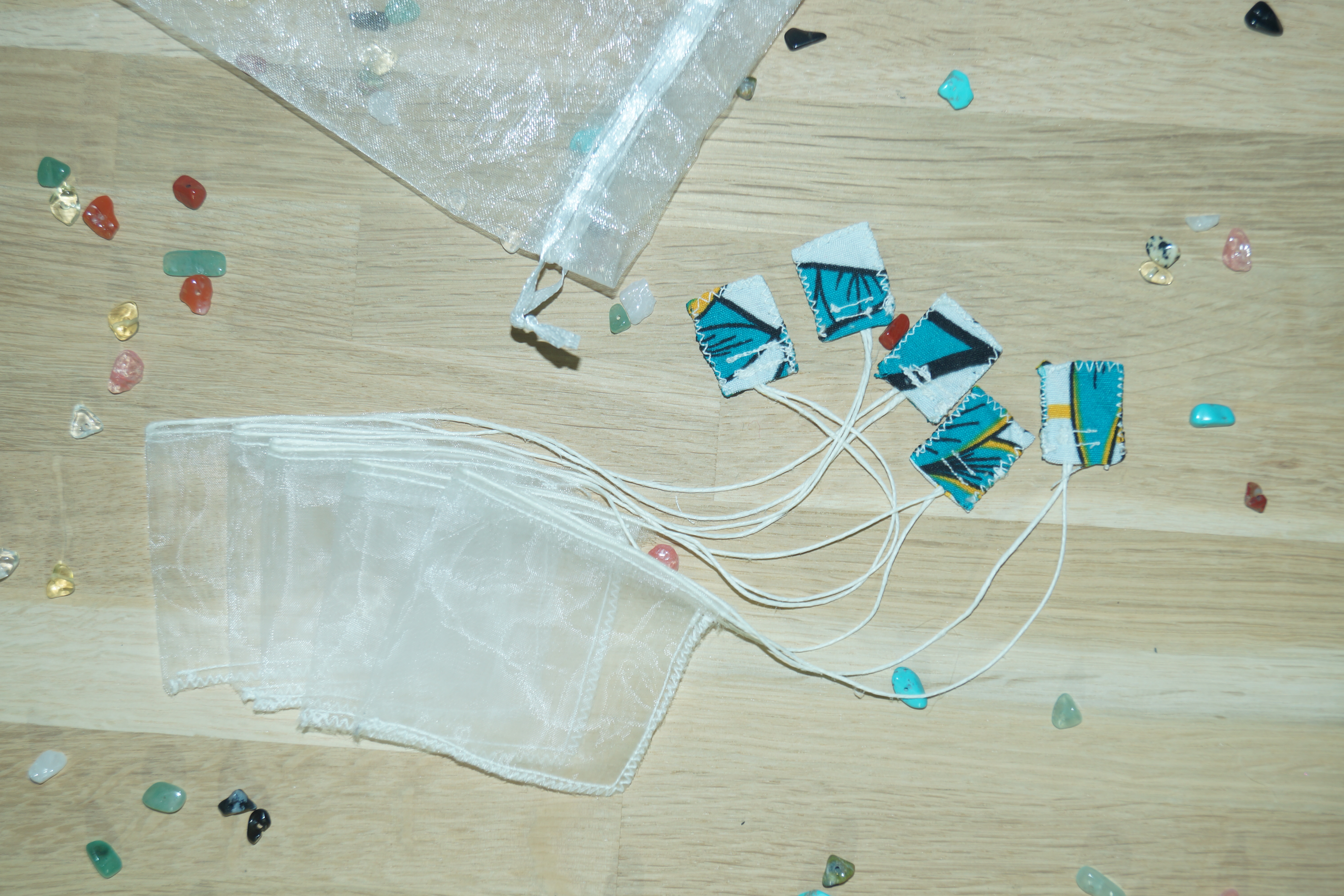 Sachets à thé réutilisables