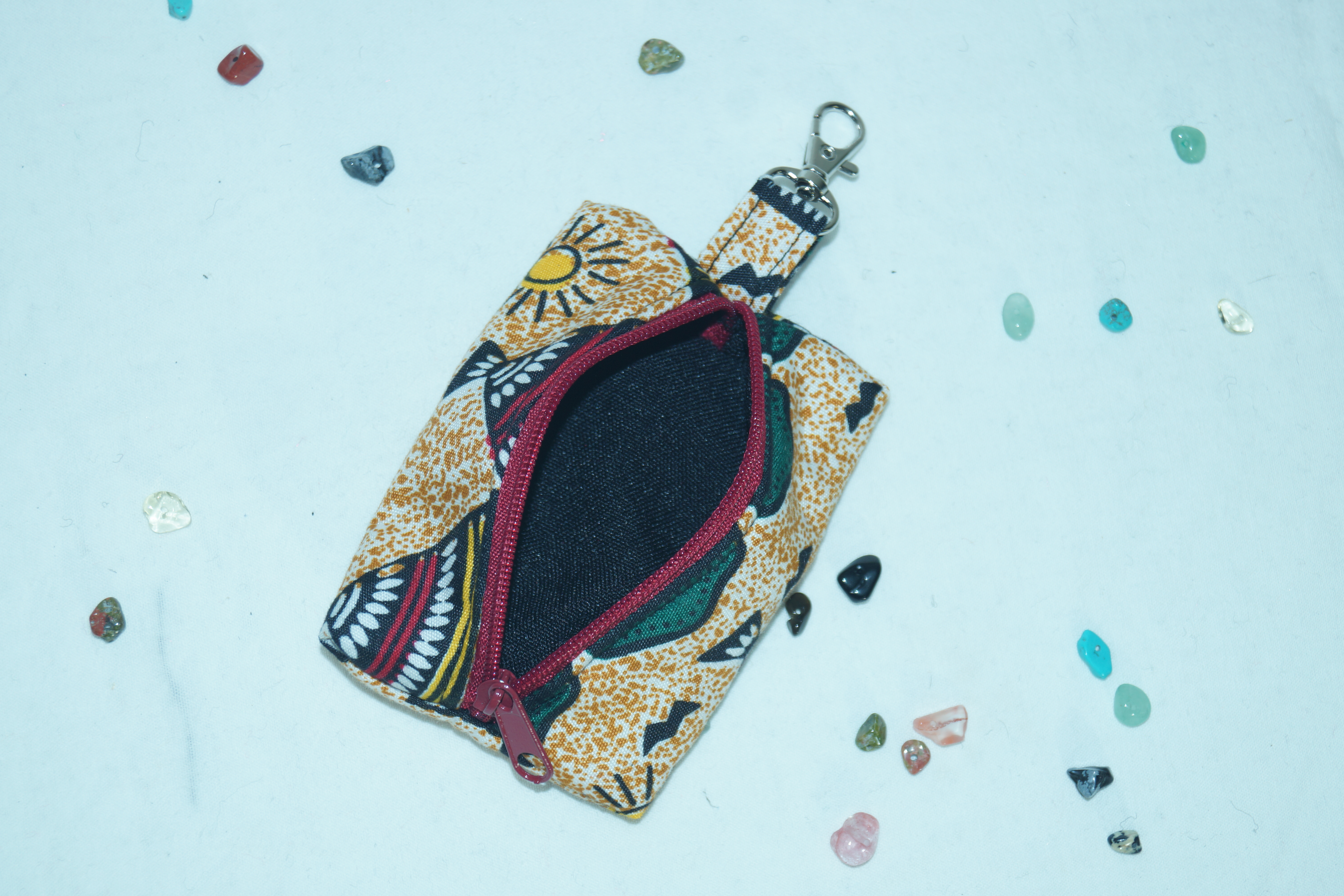 Pochette à mousqueton