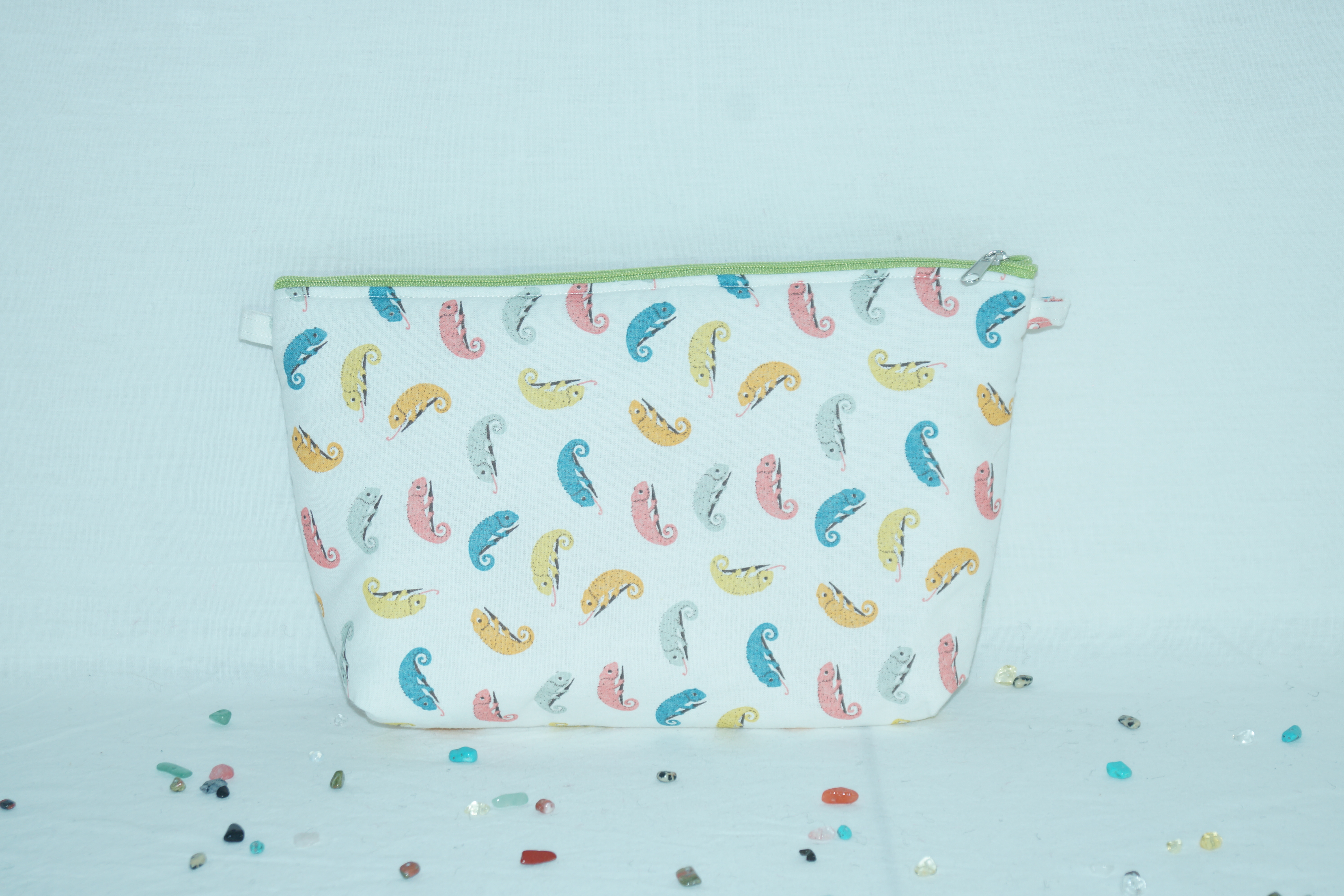 Trousse de toilette caméléons