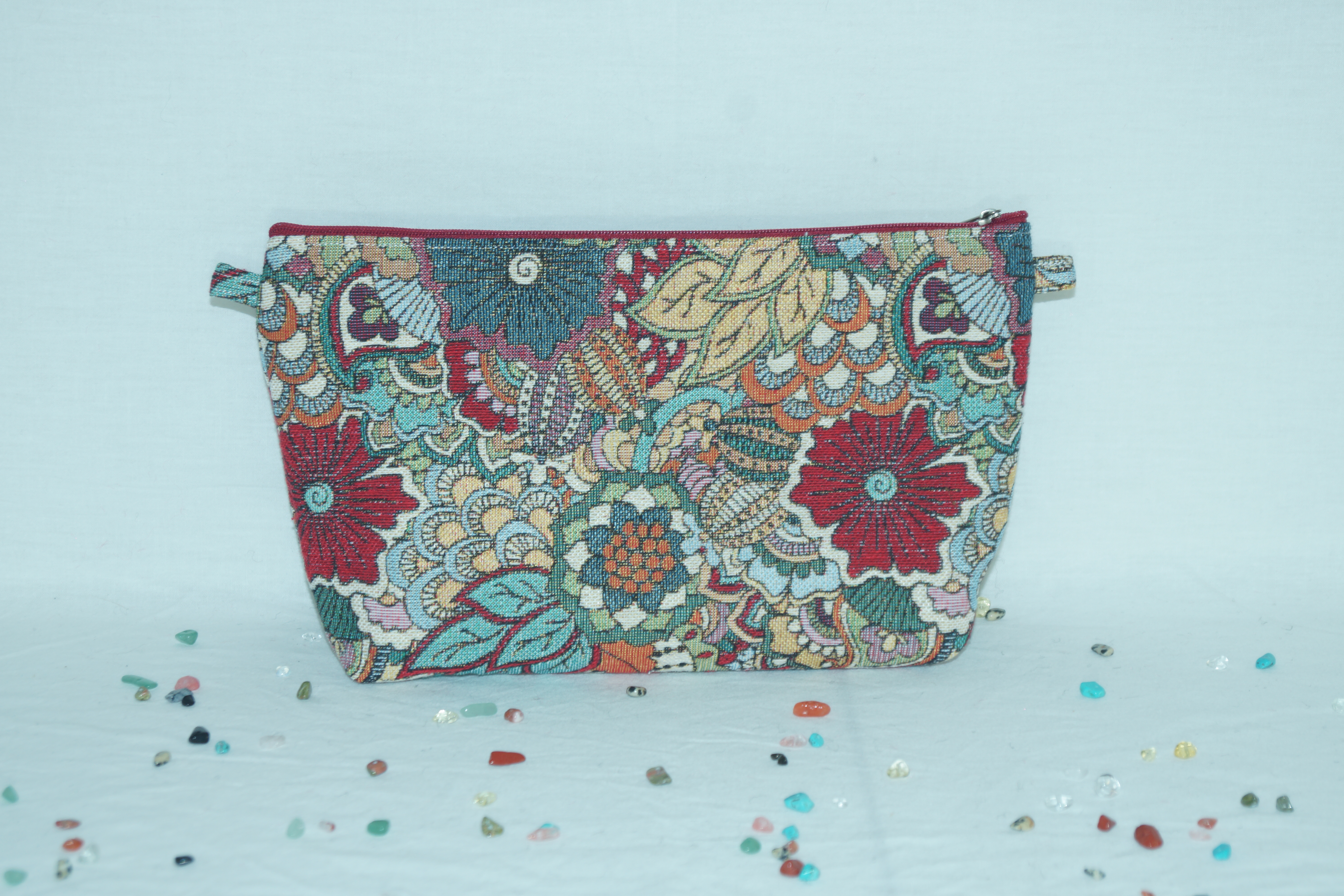 Trousse de toilette fleurs