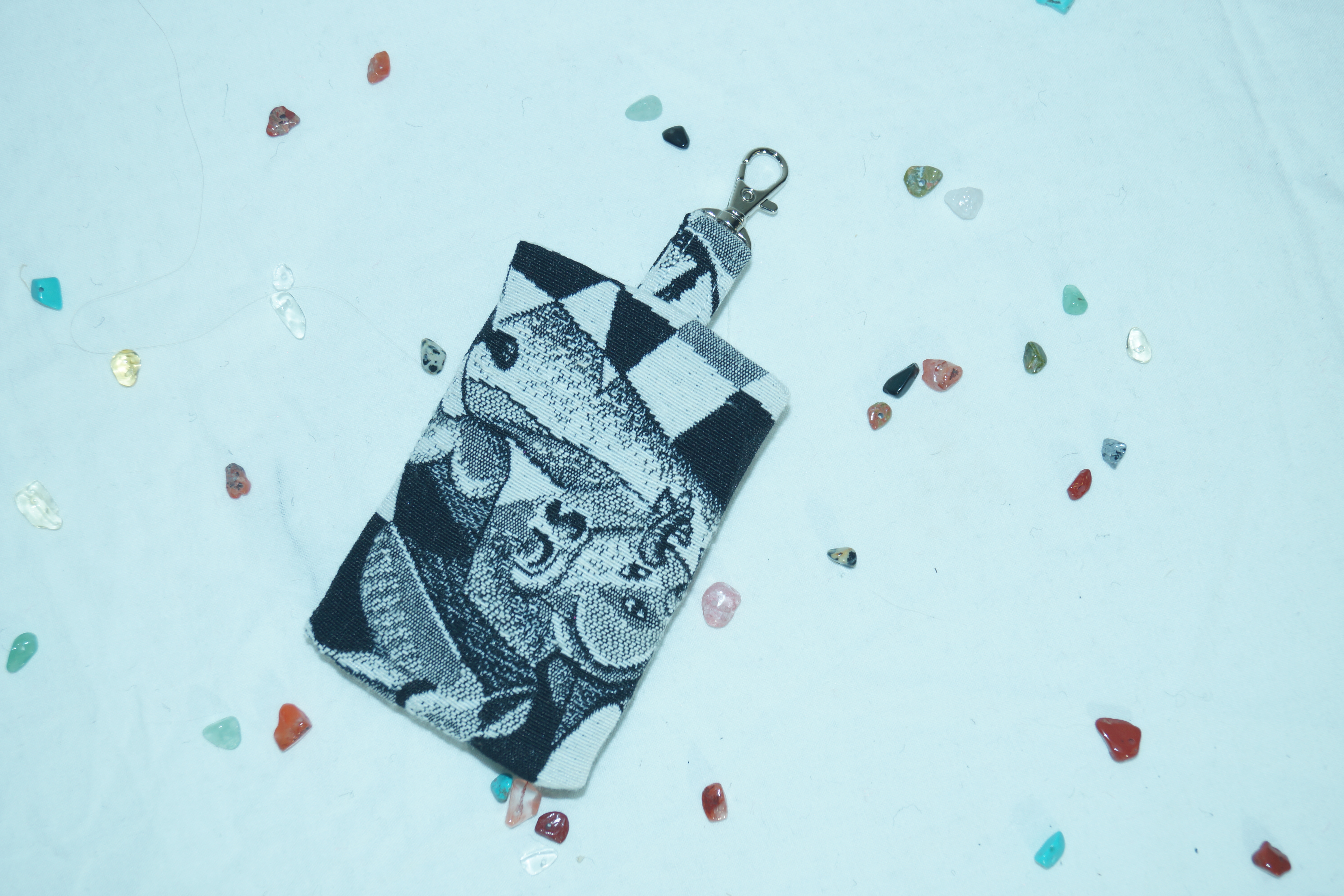 Pochette à mousqueton