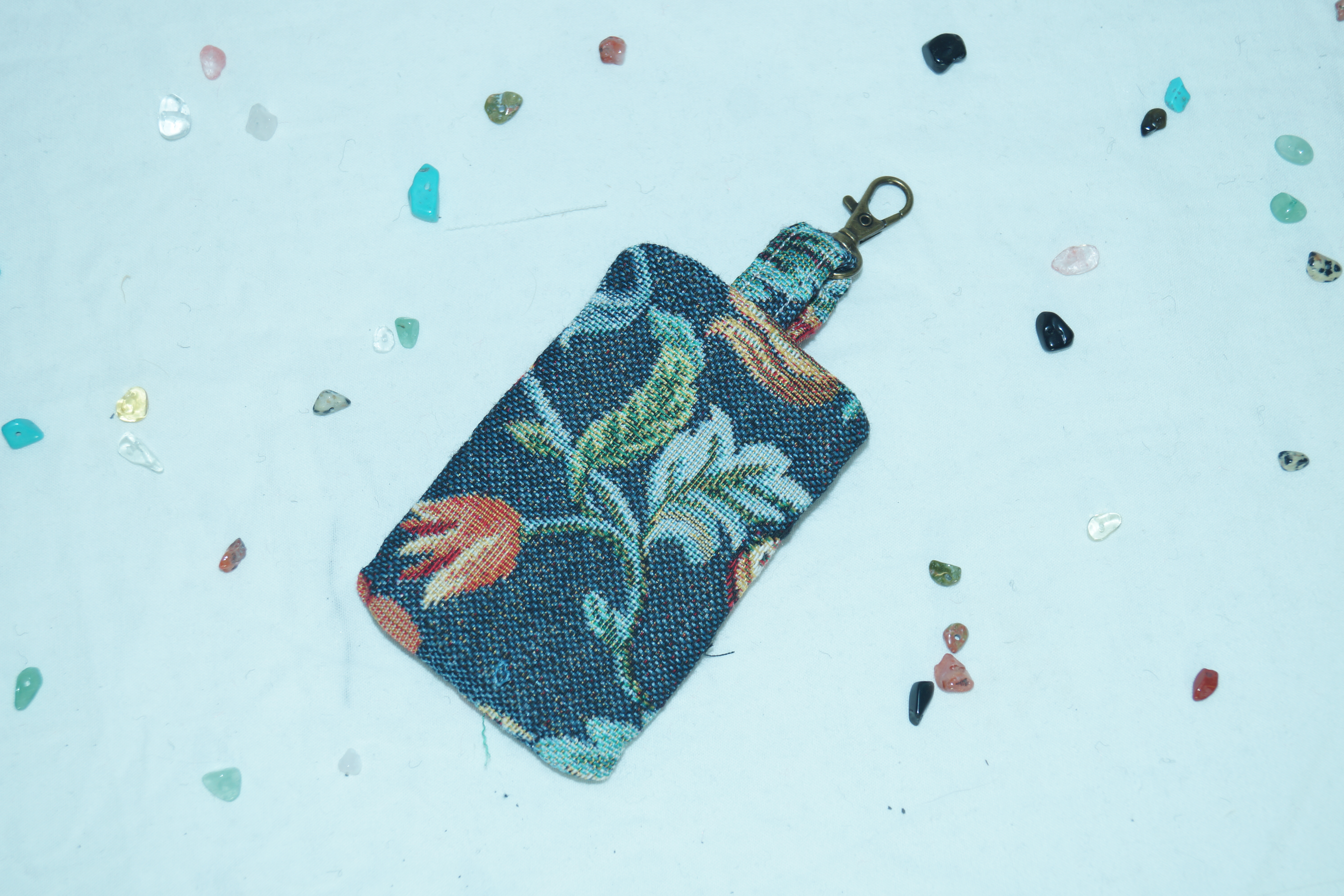 Pochette à mousqueton