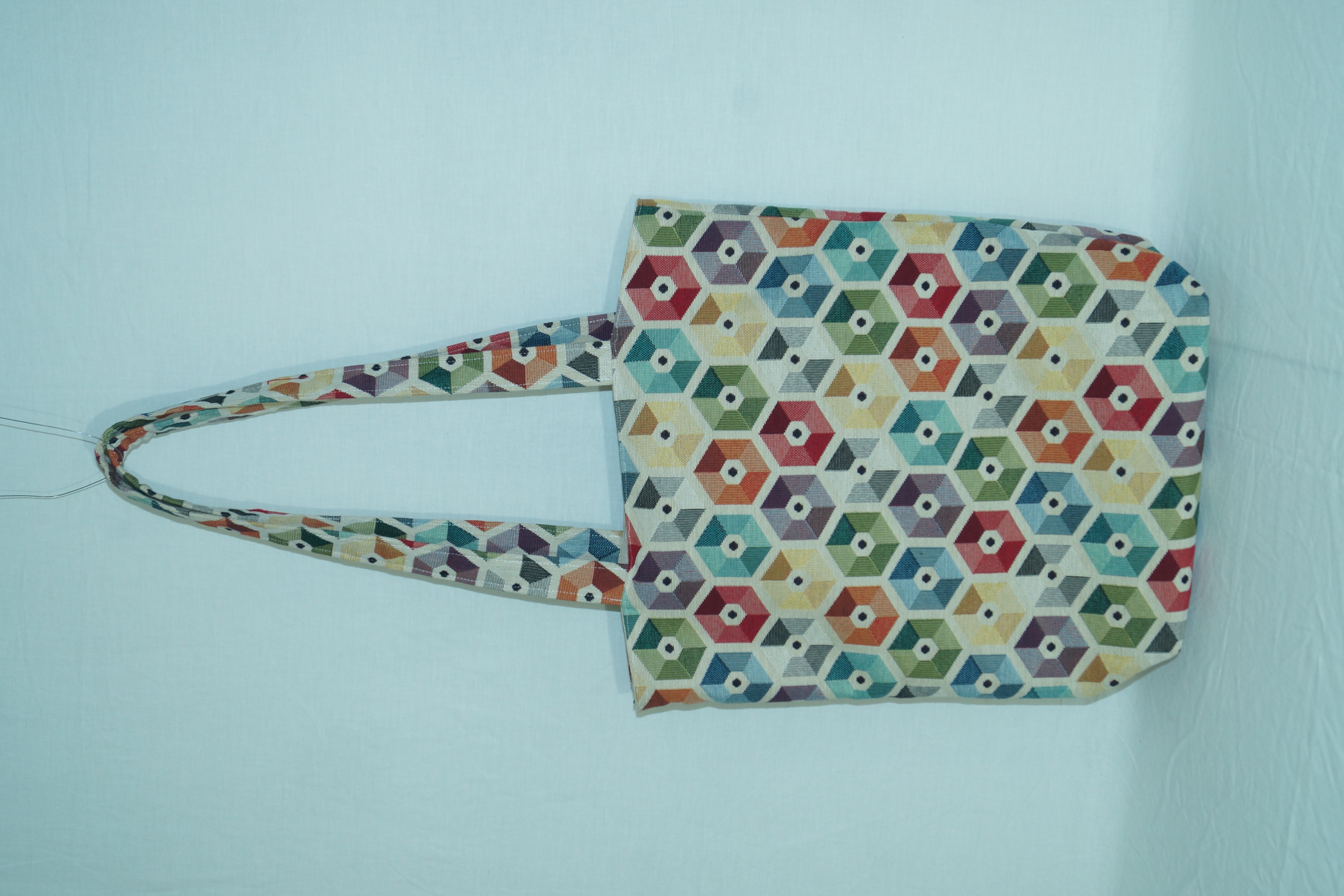 Sac à main disques multicolore