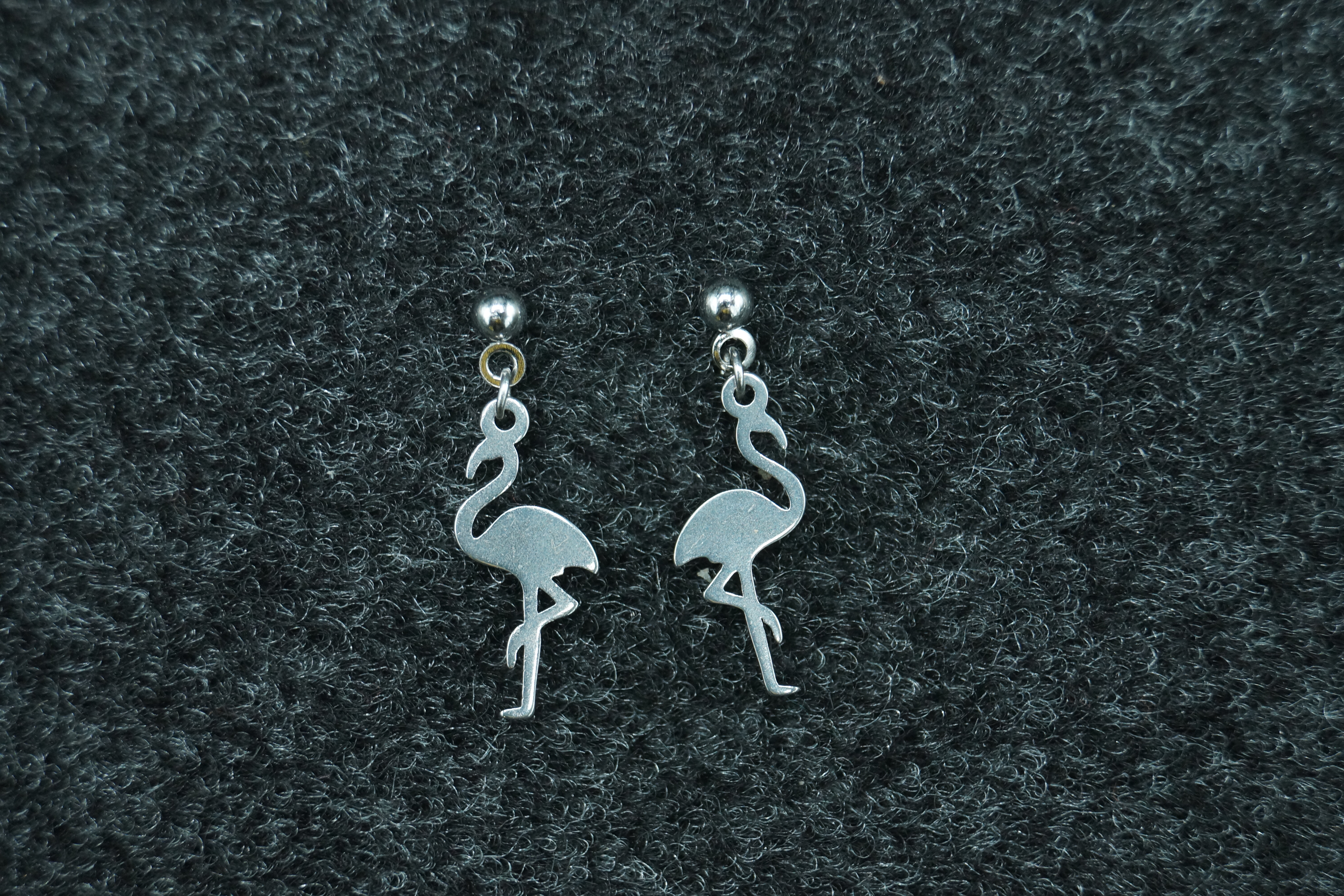 Boucles d'oreilles flamant rose