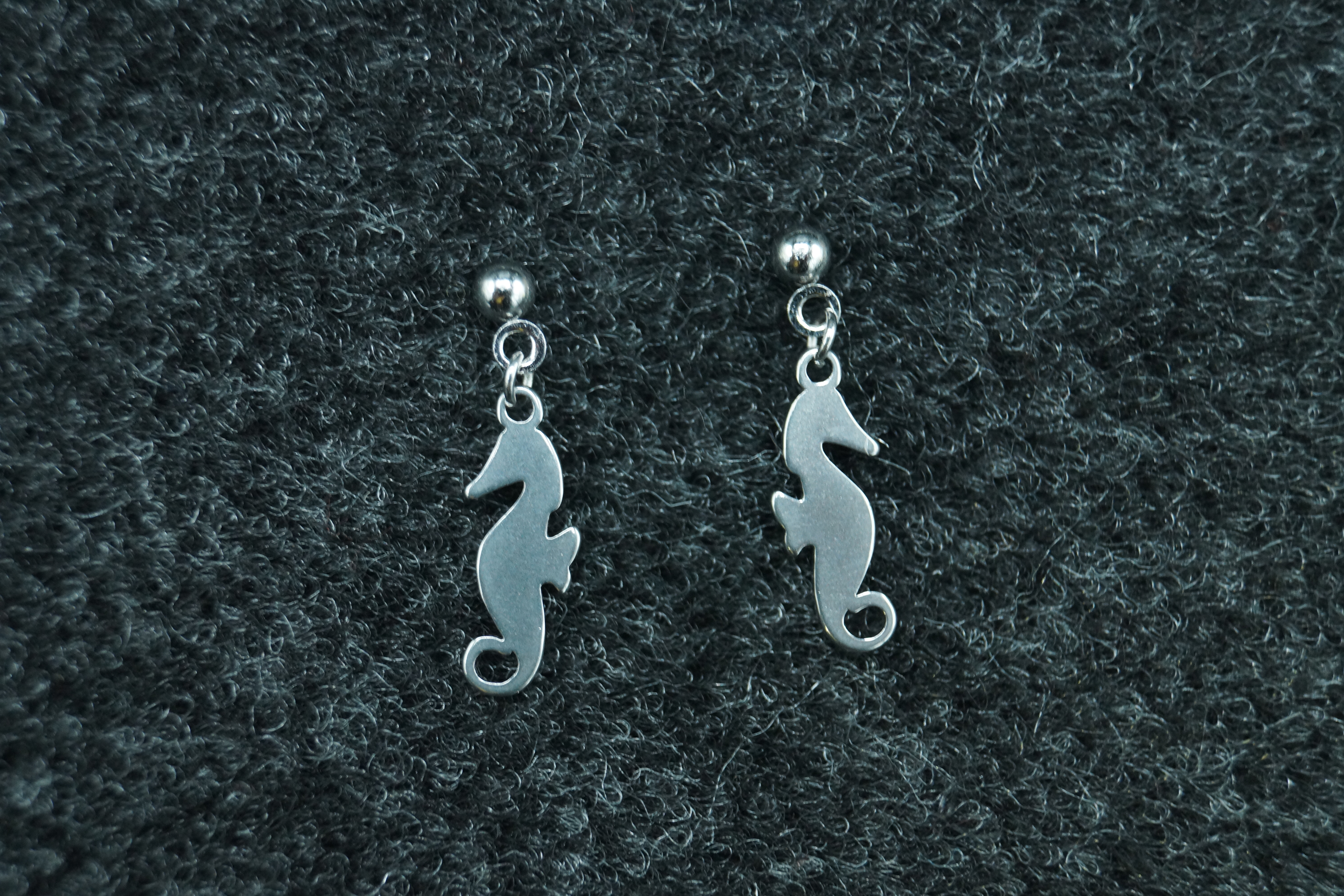 Boucles d'oreilles hippocampe