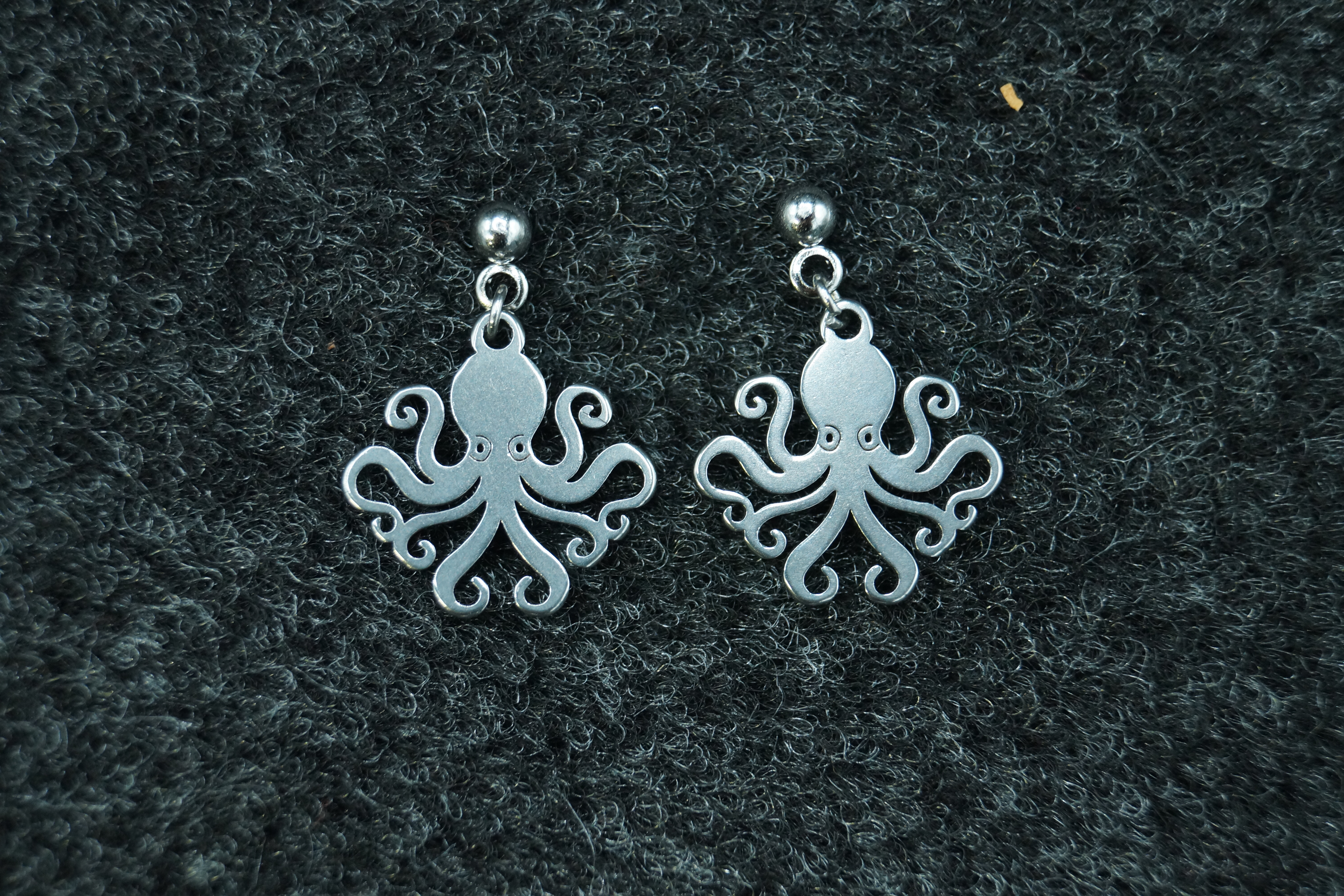 Boucles d'oreilles pieuvre