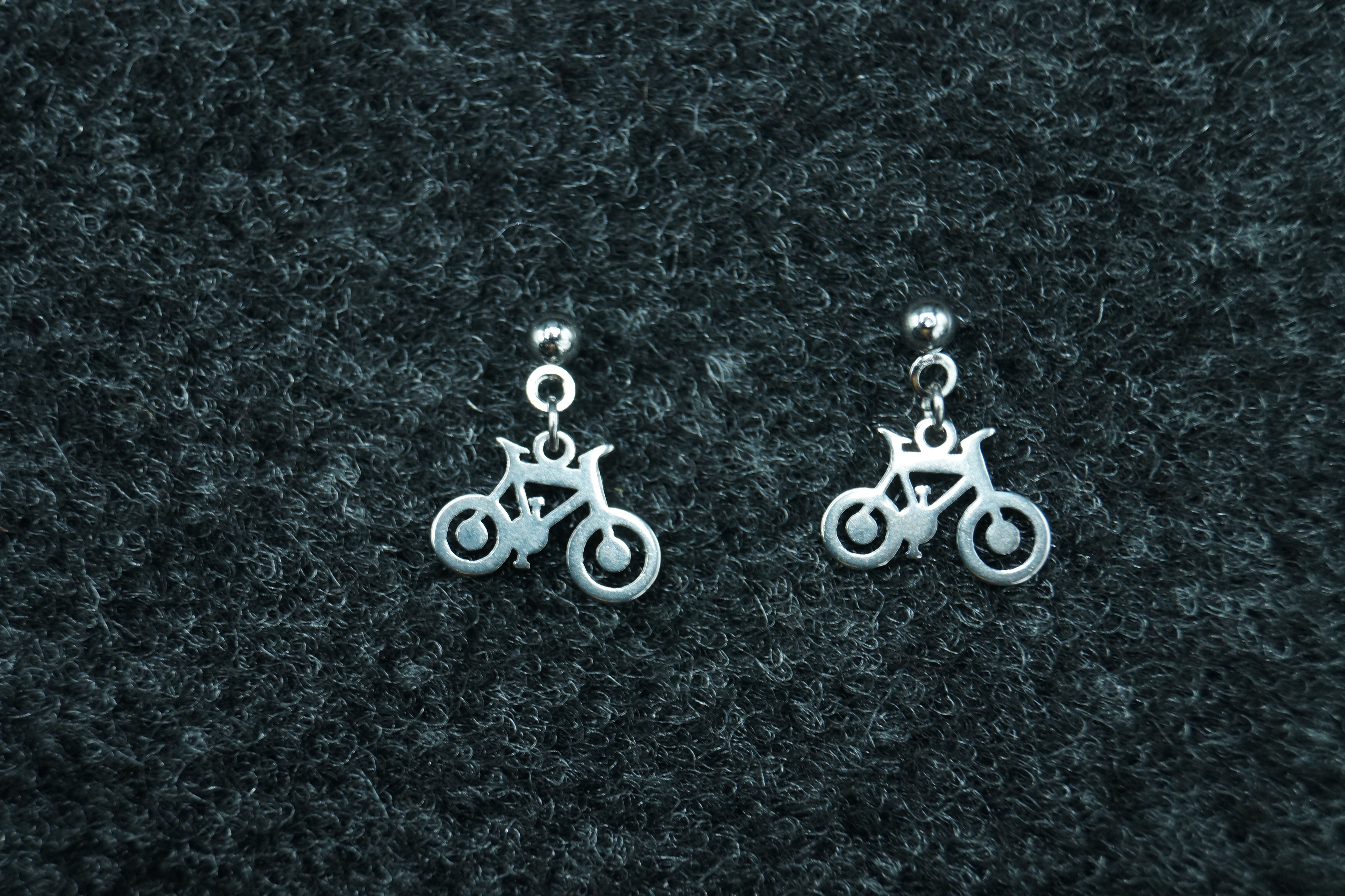 Boucles d'oreilles vélo