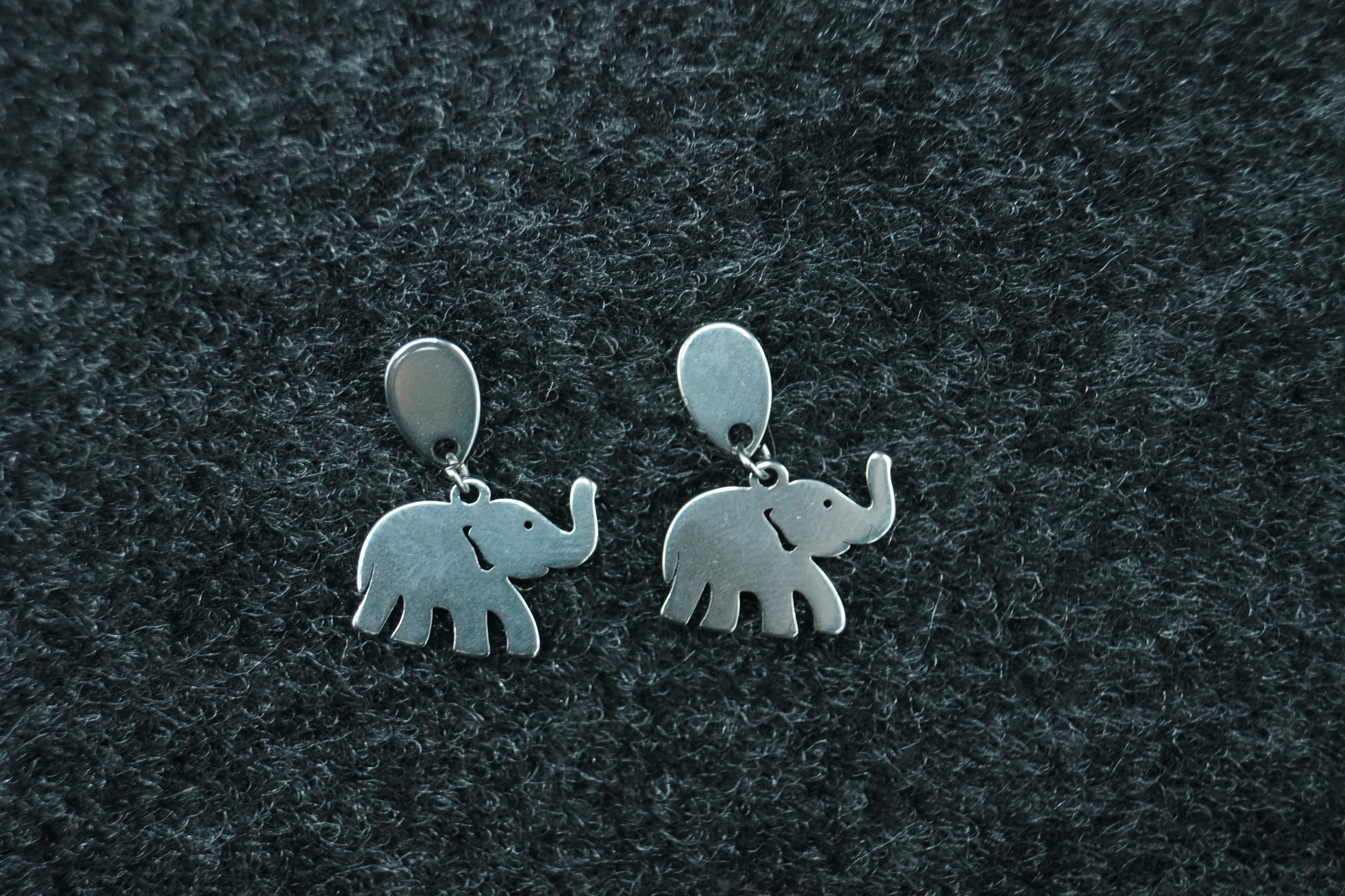 Boucles d'oreilles éléphant