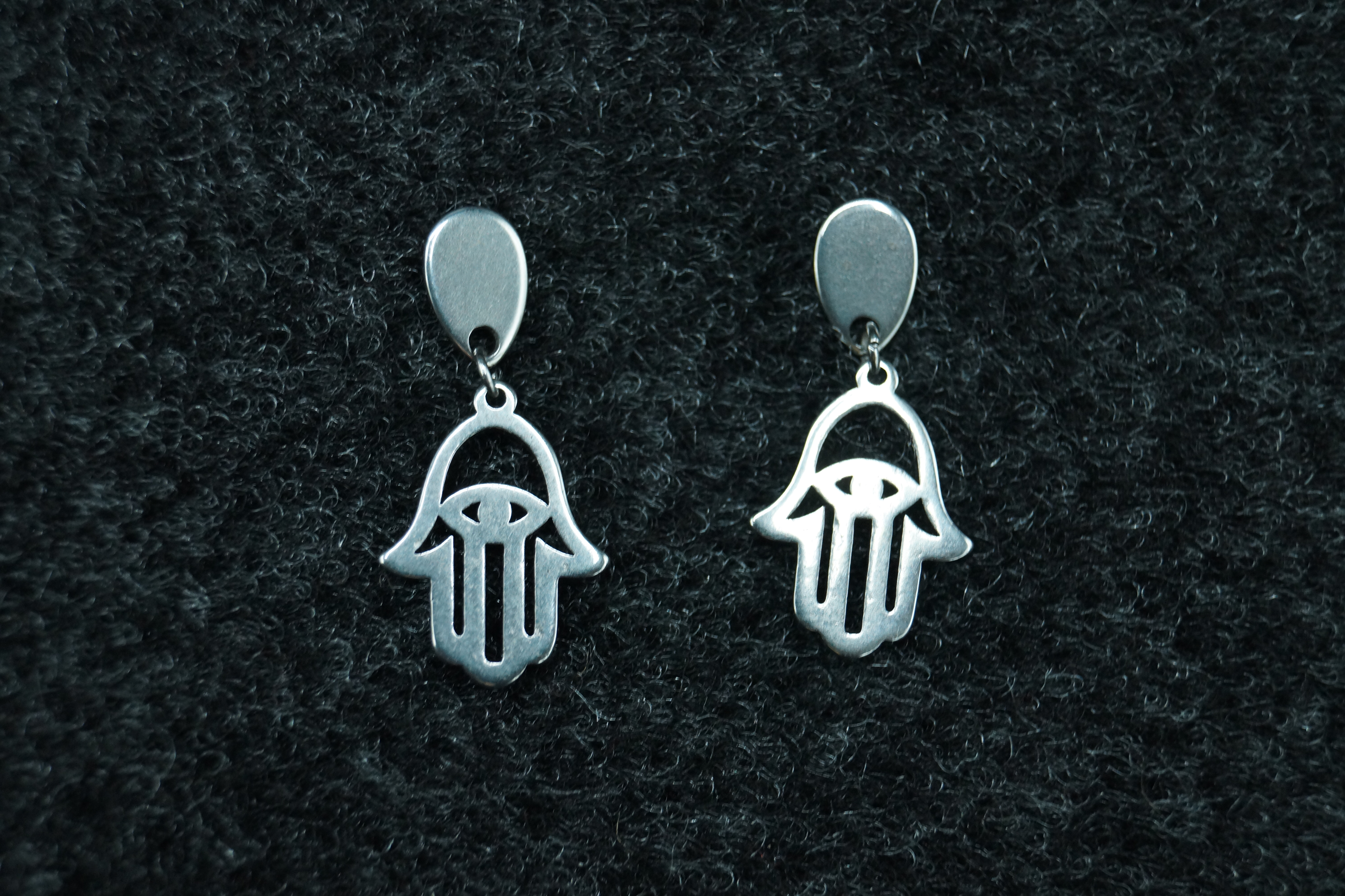 Boucles d'oreilles khamsa