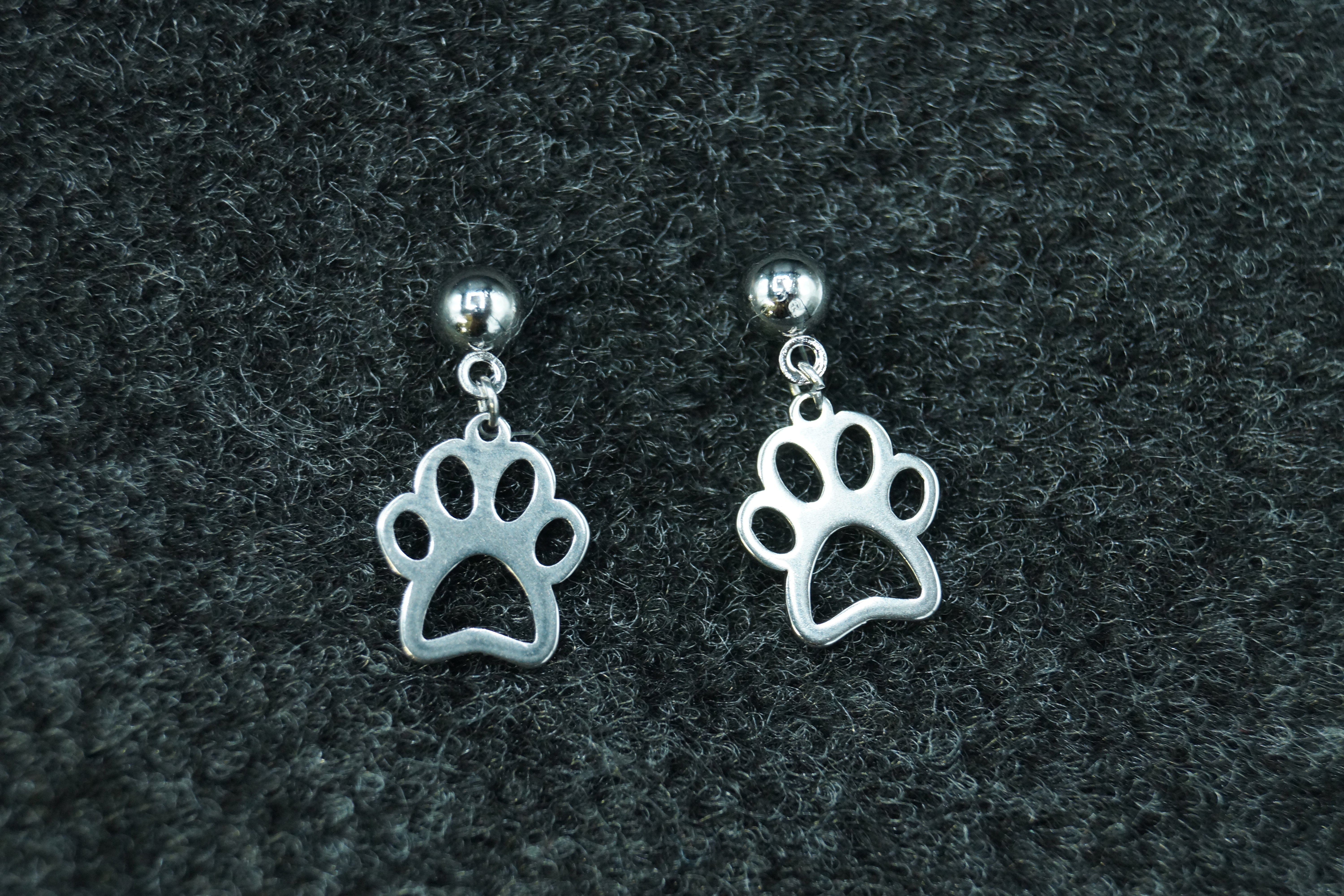 Boucles d'oreilles patoune