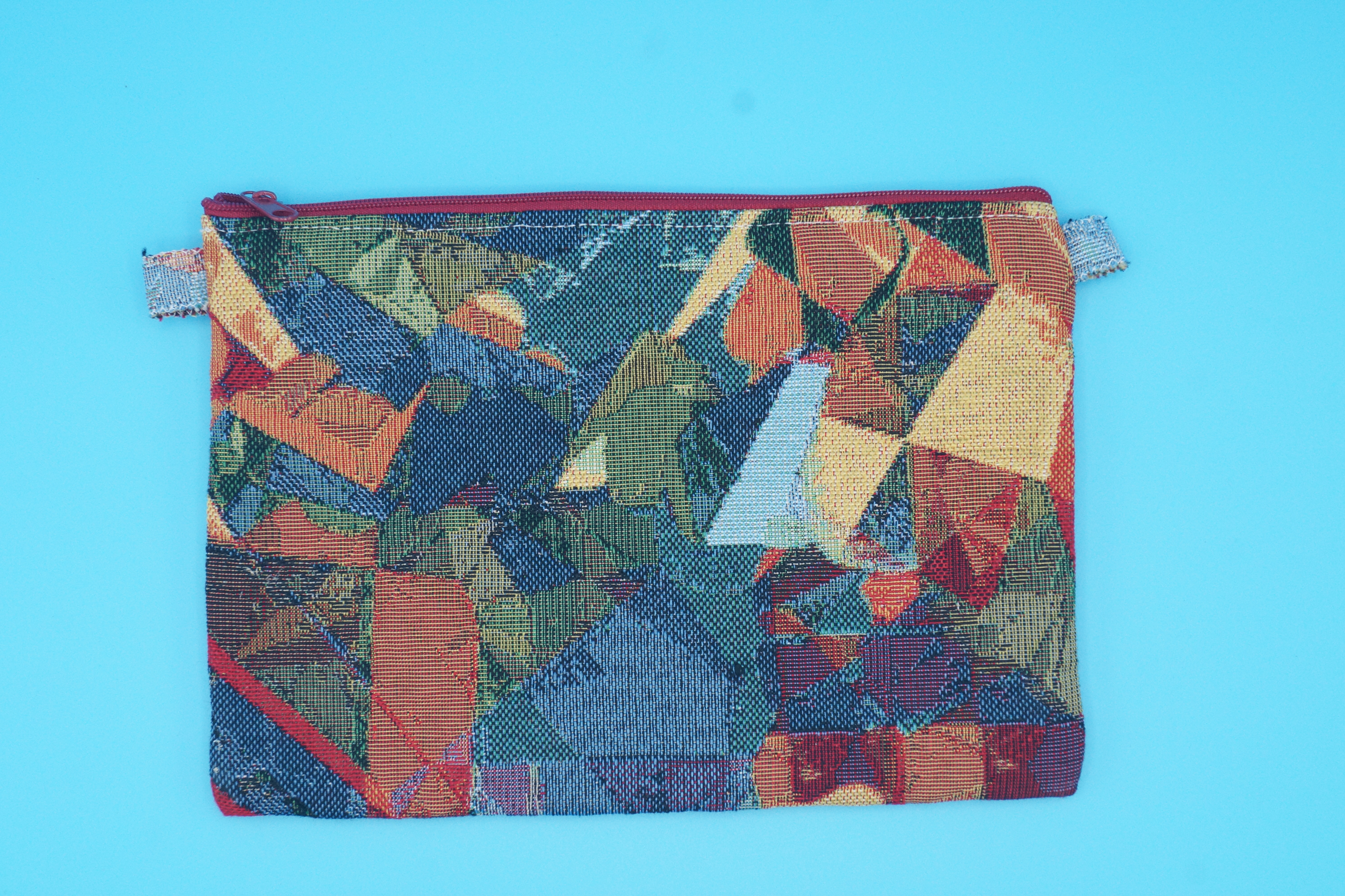 Pochette en tissu colorée