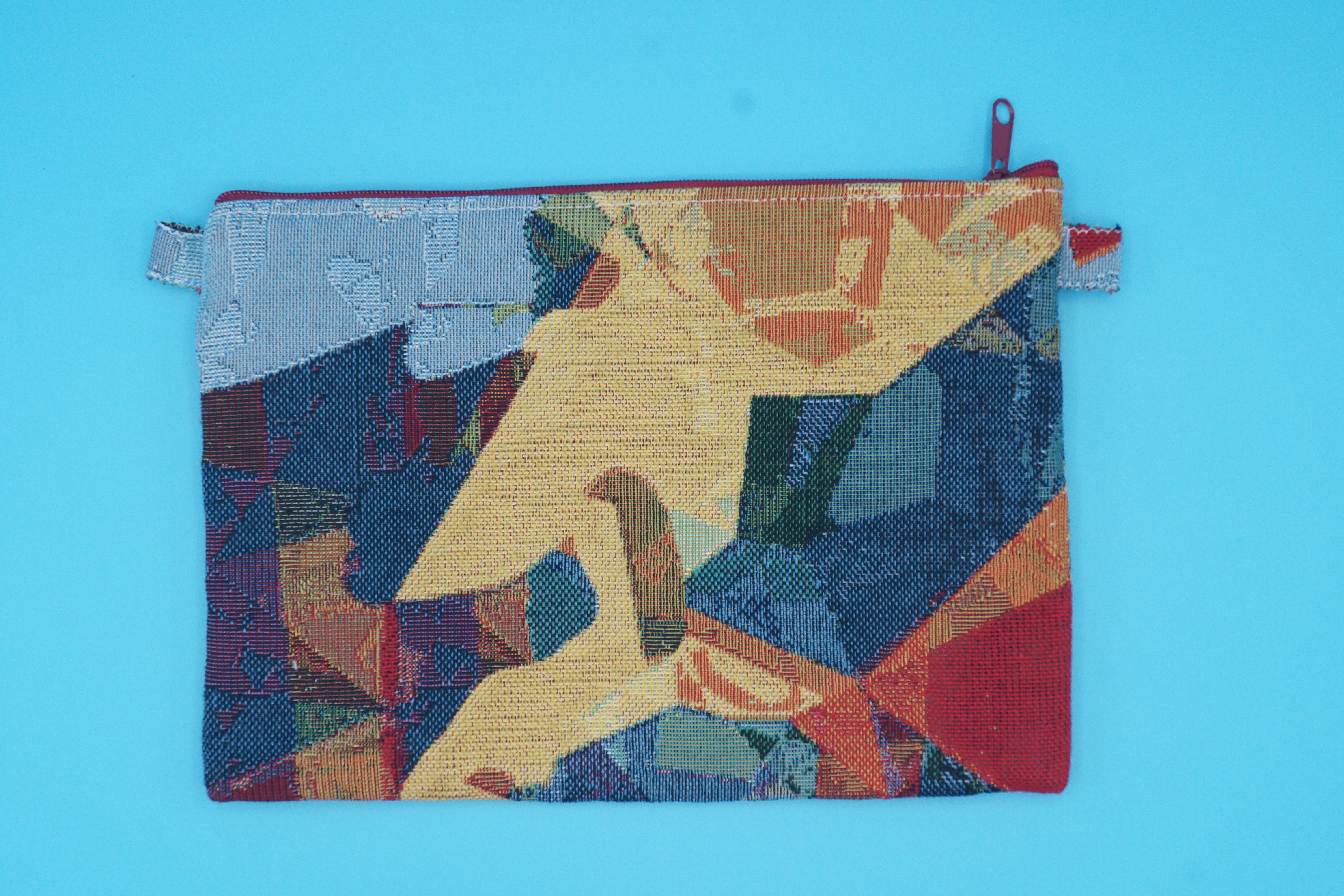 Pochette en tissu colorée