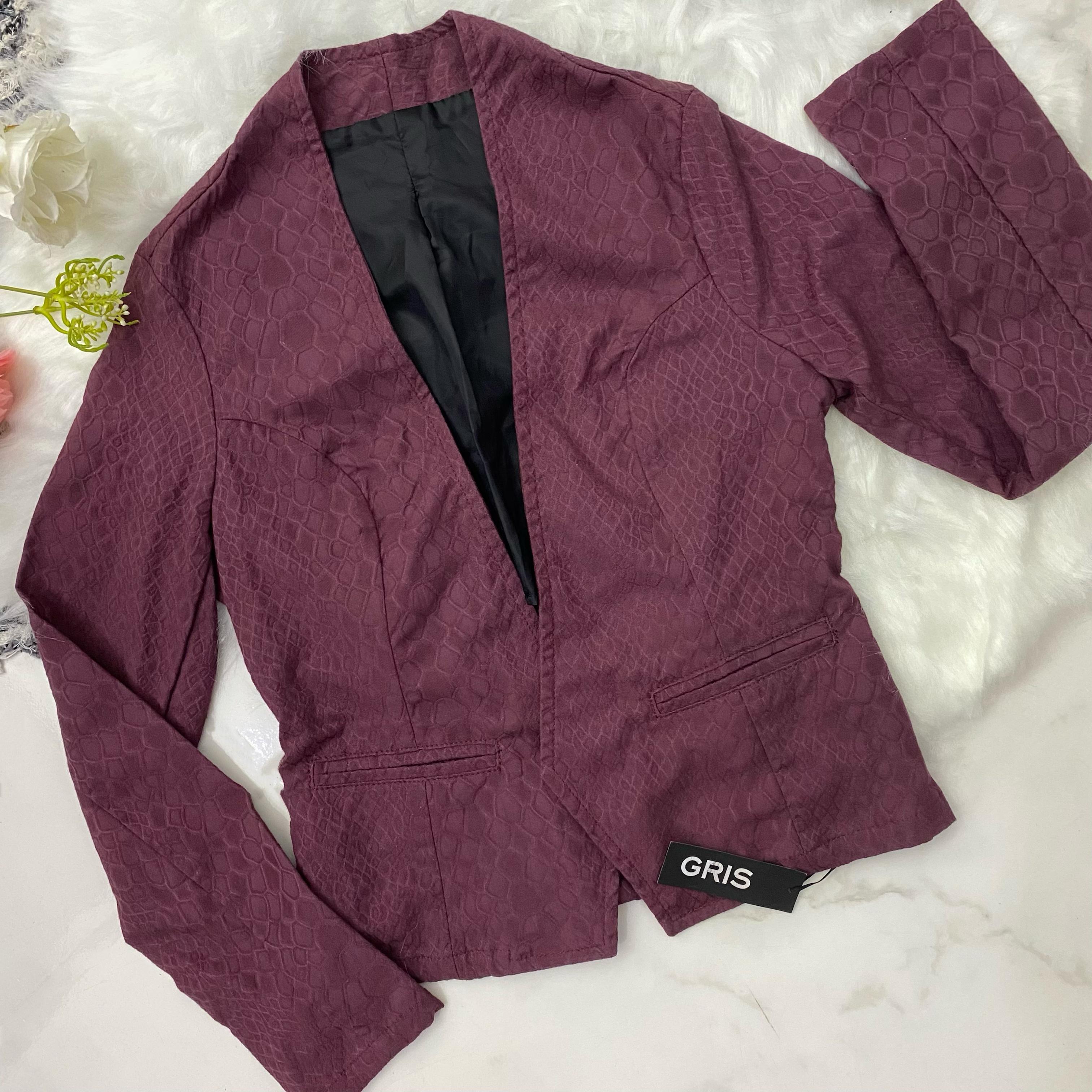 Blazer feminino roxo Tamanho M