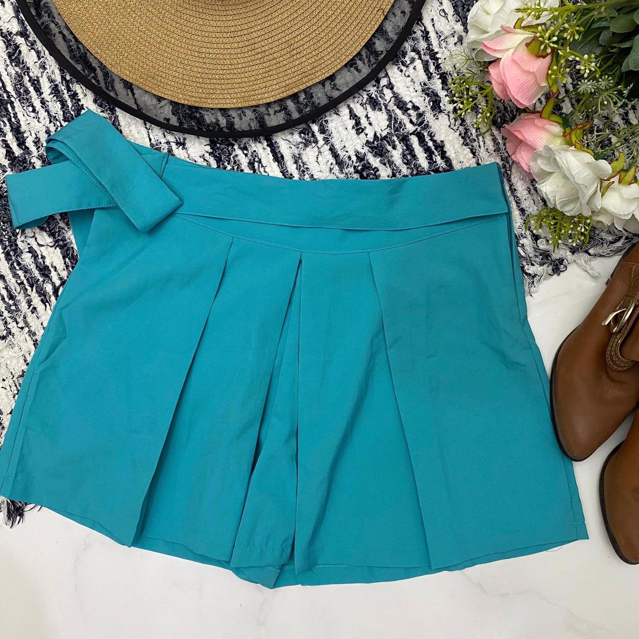 Short Plissado Tamanho G