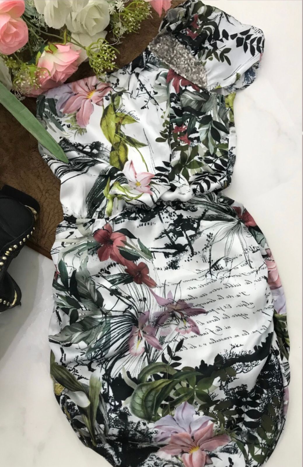 Vestido Florido Tamanho M