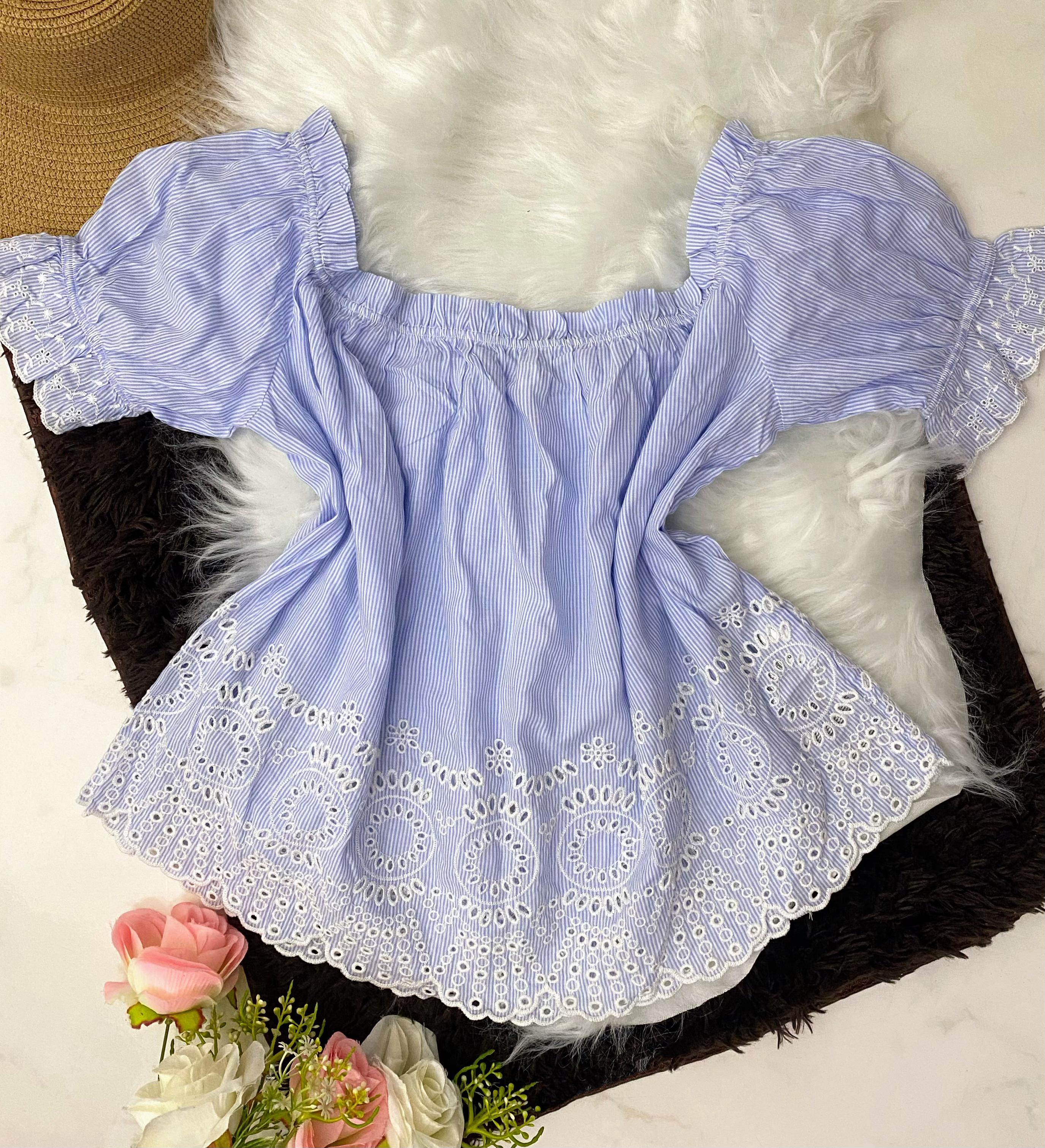 Blusa Off-Shoulder Romântica Tamanho G