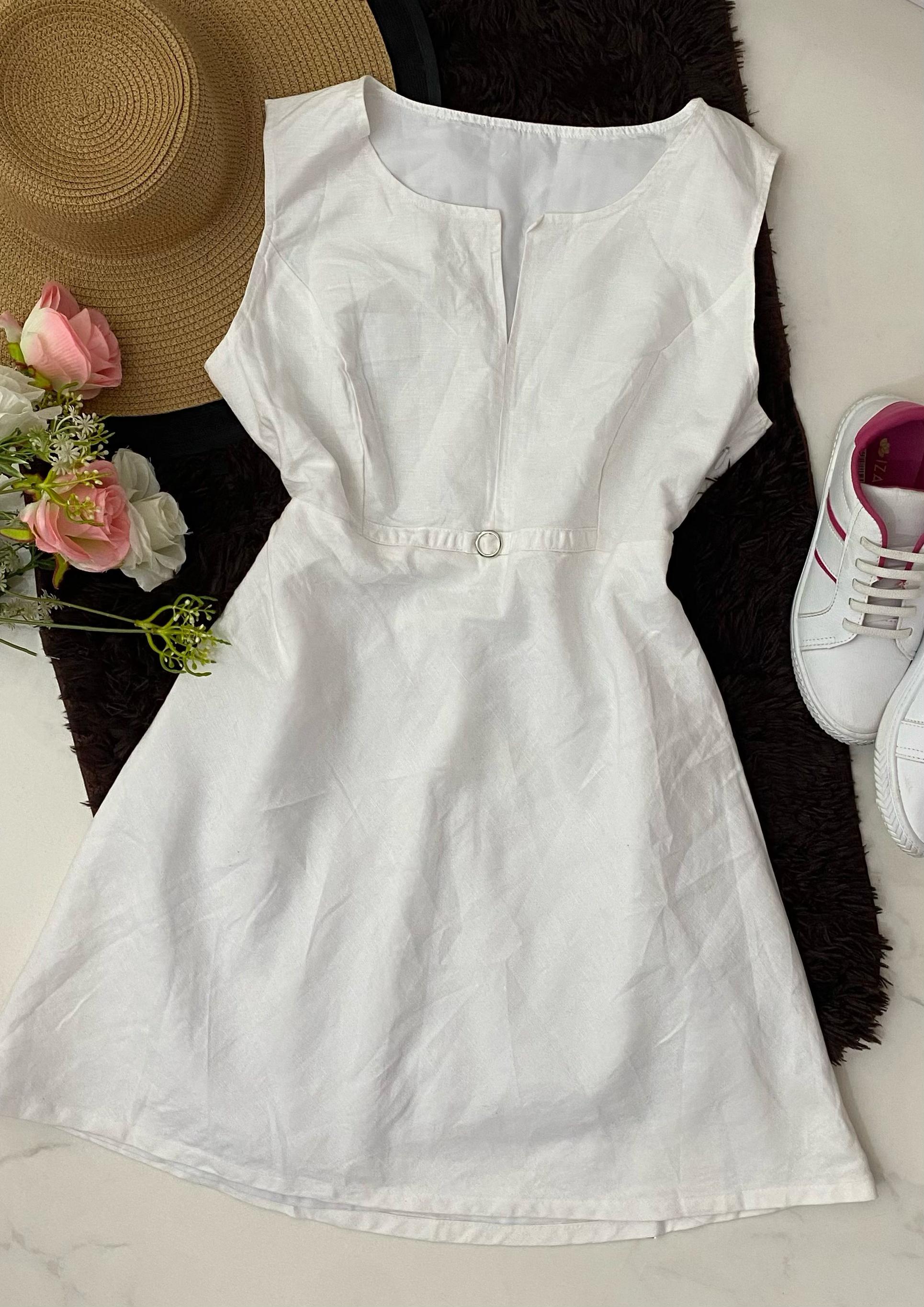 Vestido branco casual Tamanho G