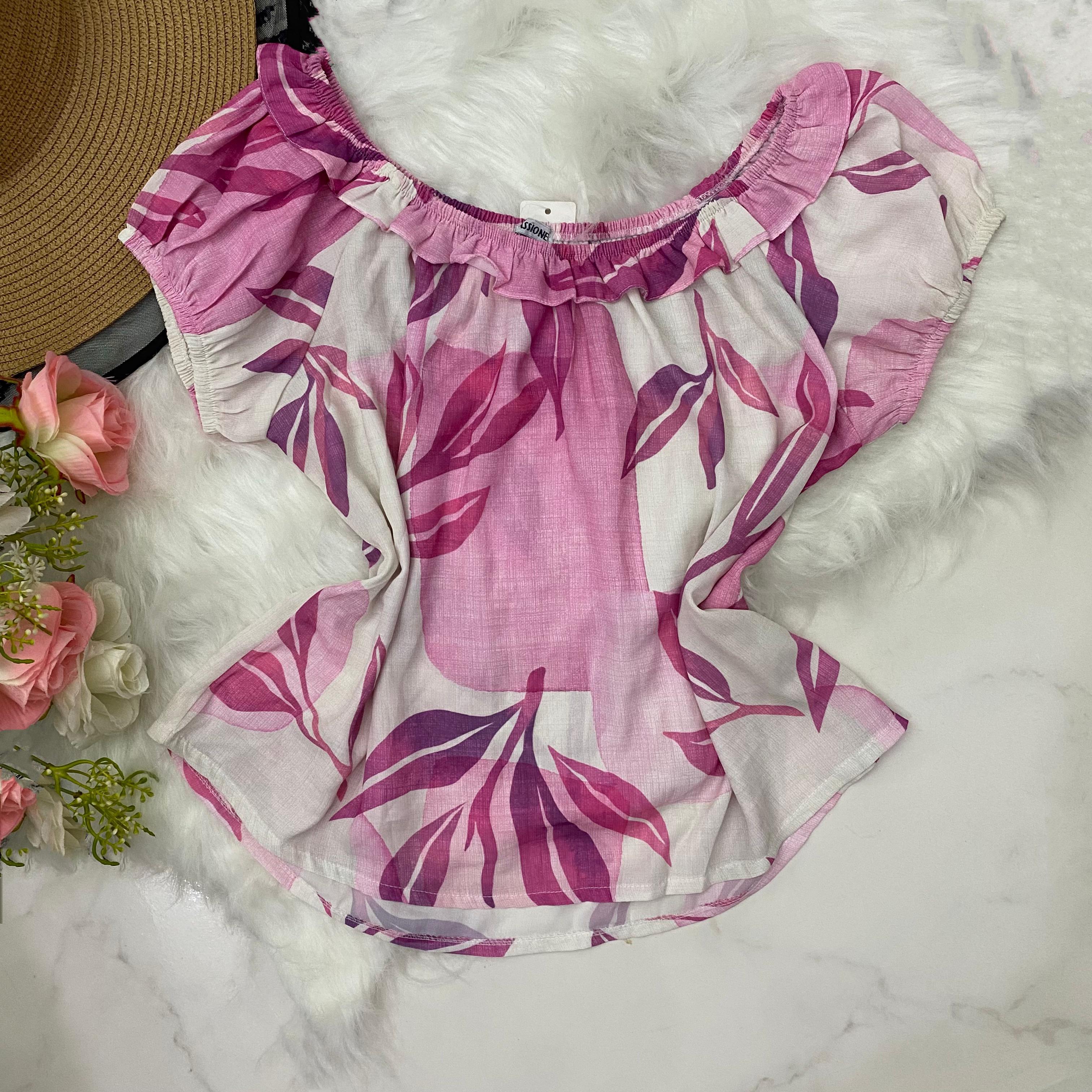 Blusa Feminina Estampada Tamanho M