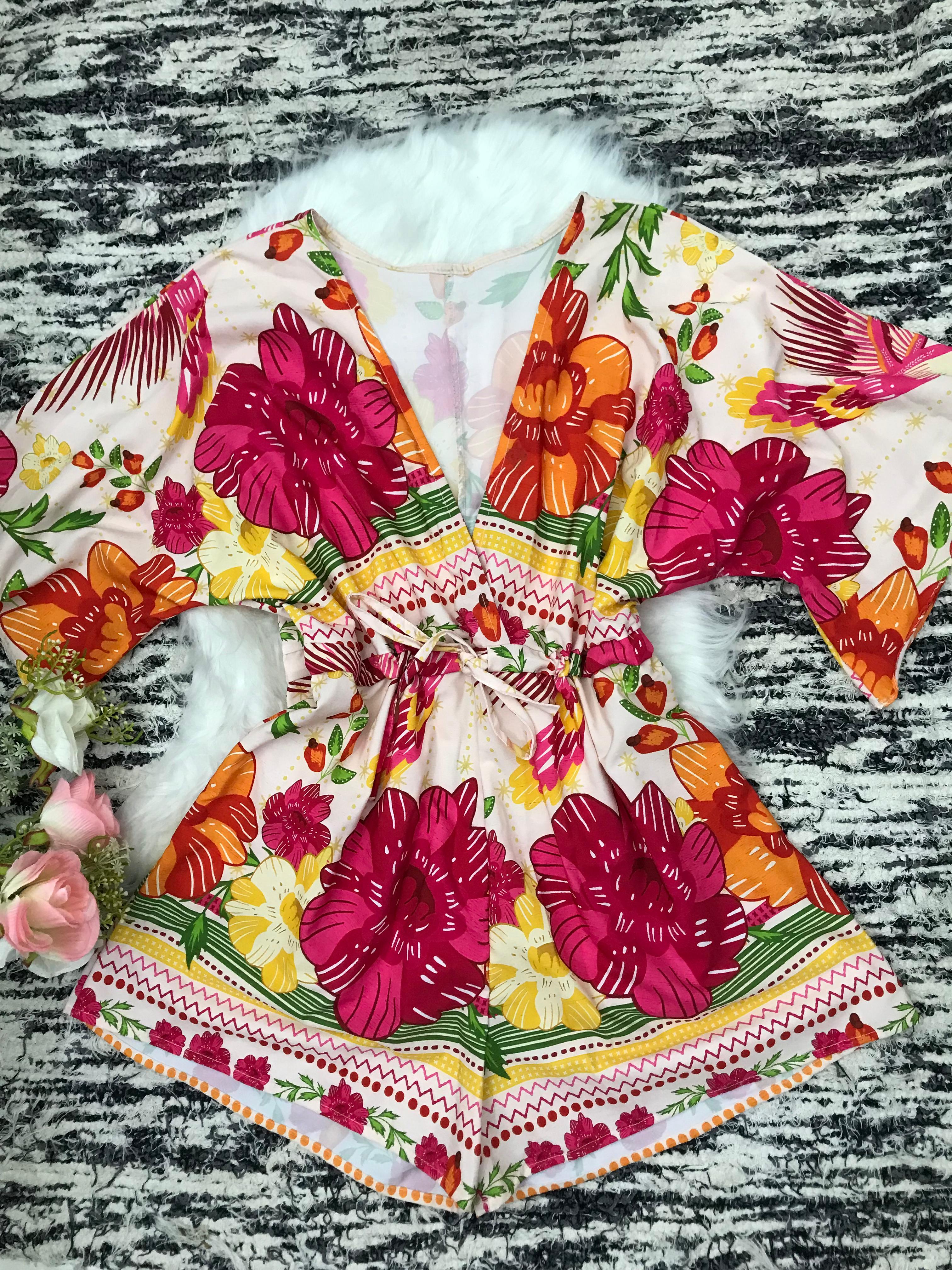 Macacão Floral - Tam G