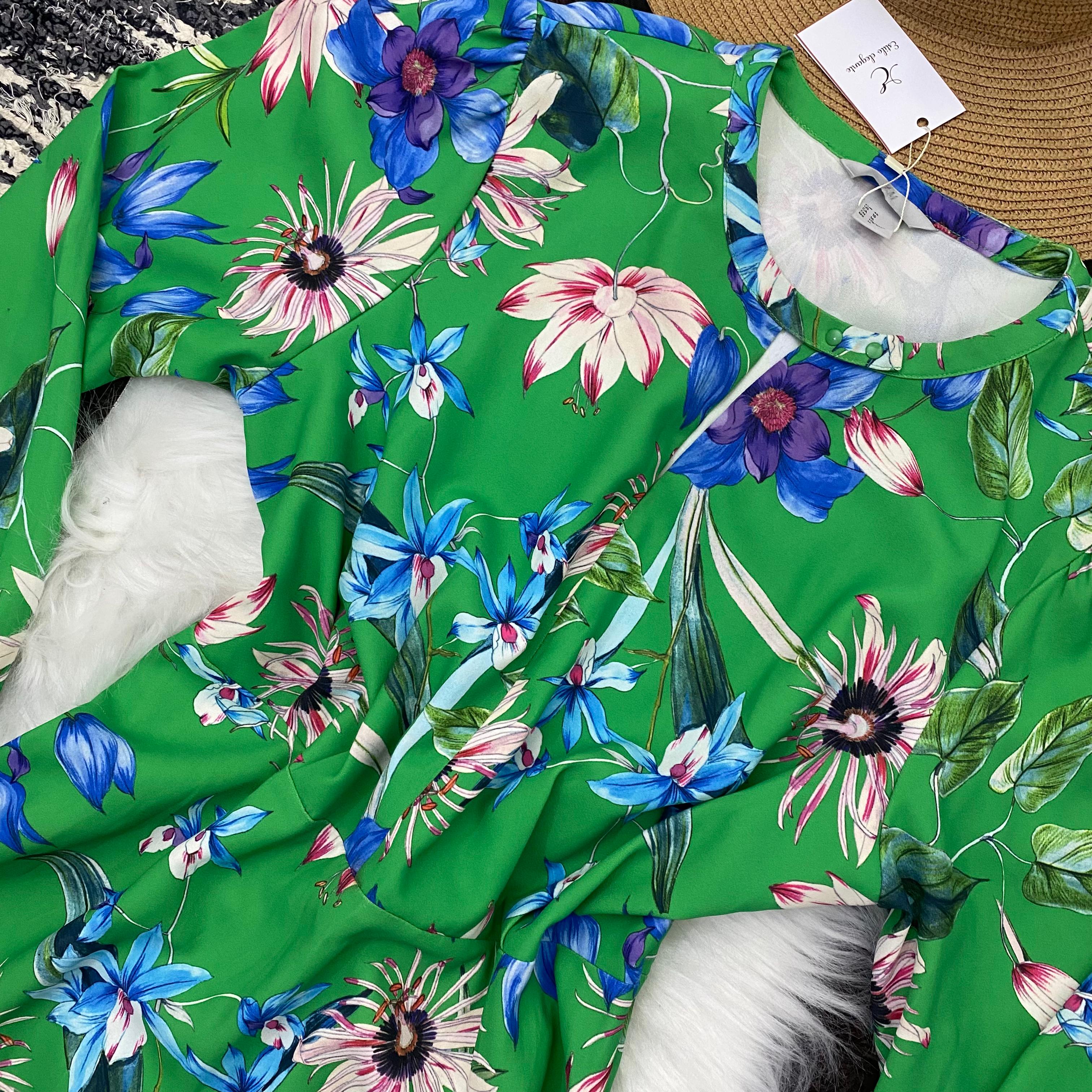 Vestido Floral - Tam GG