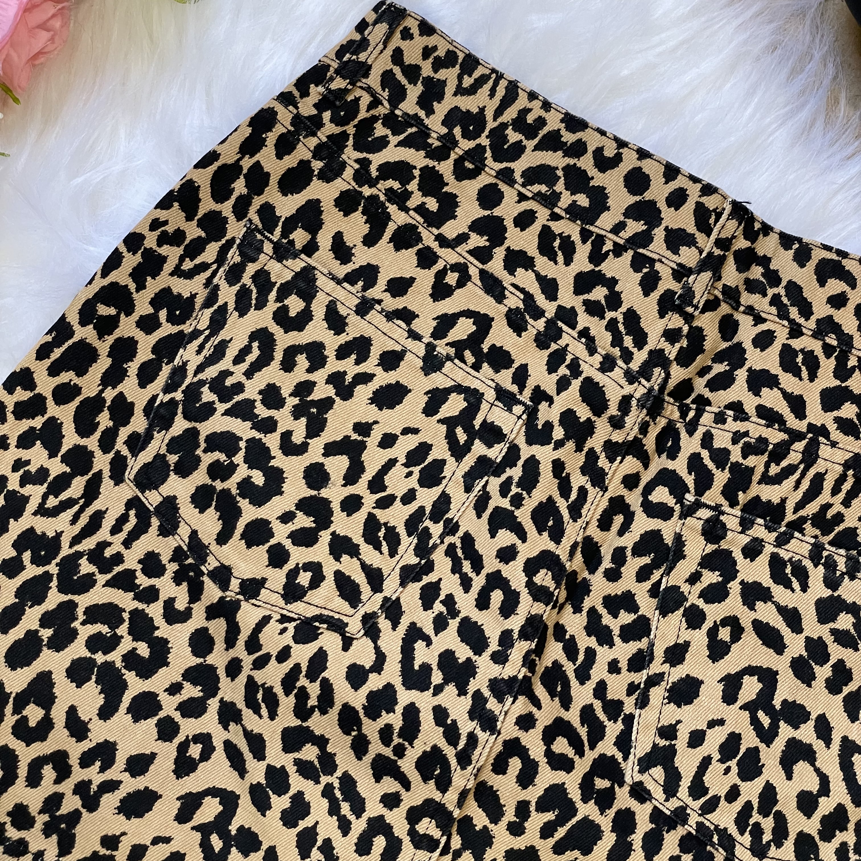 Saia de Estampa Animal Print