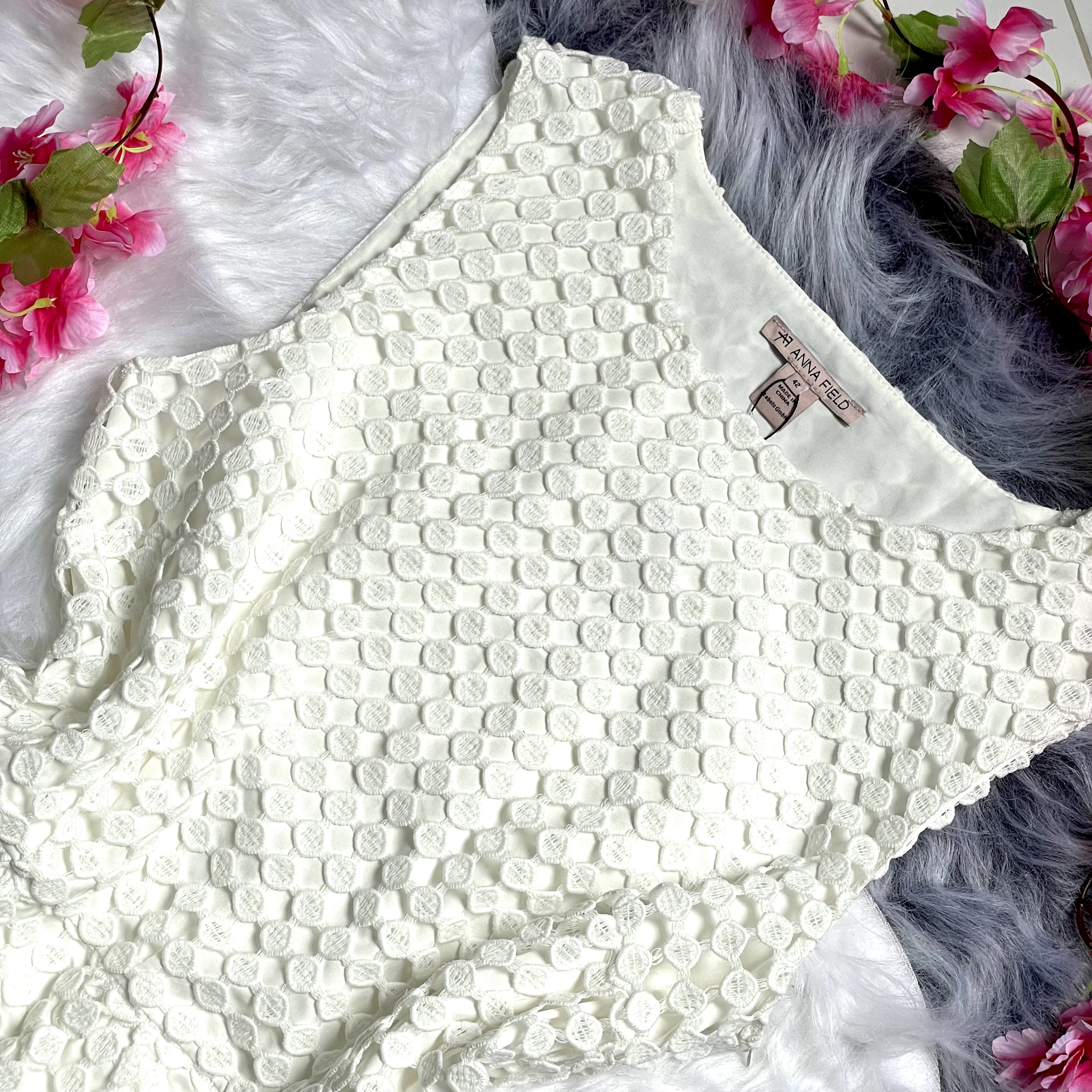 Vestido Branco de Laise