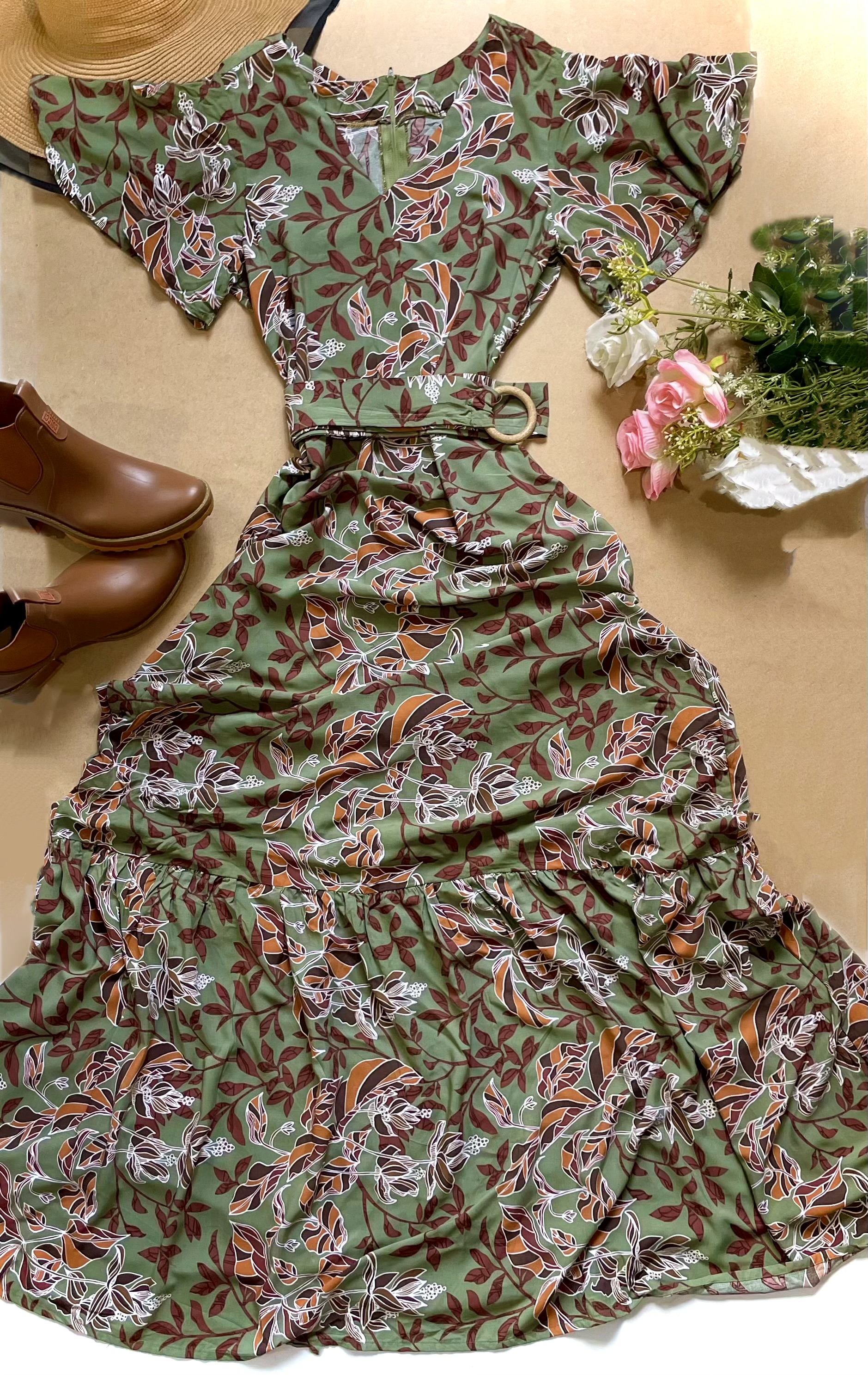 Vestido Estampado Floral