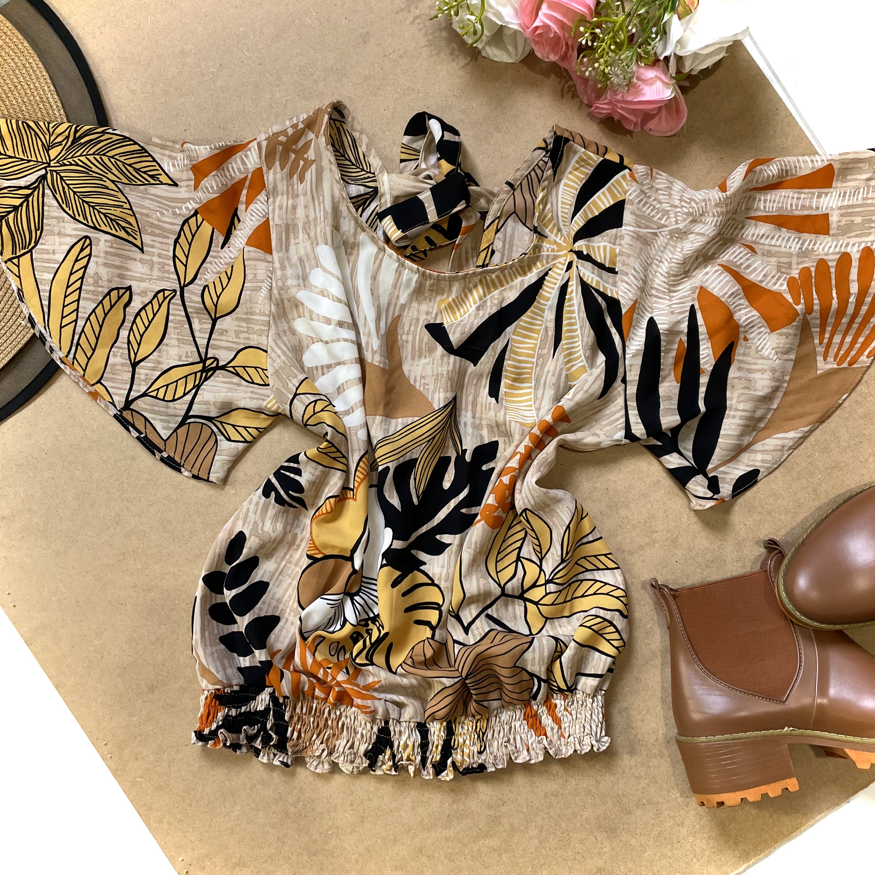 Blusa Estampada - Tam G