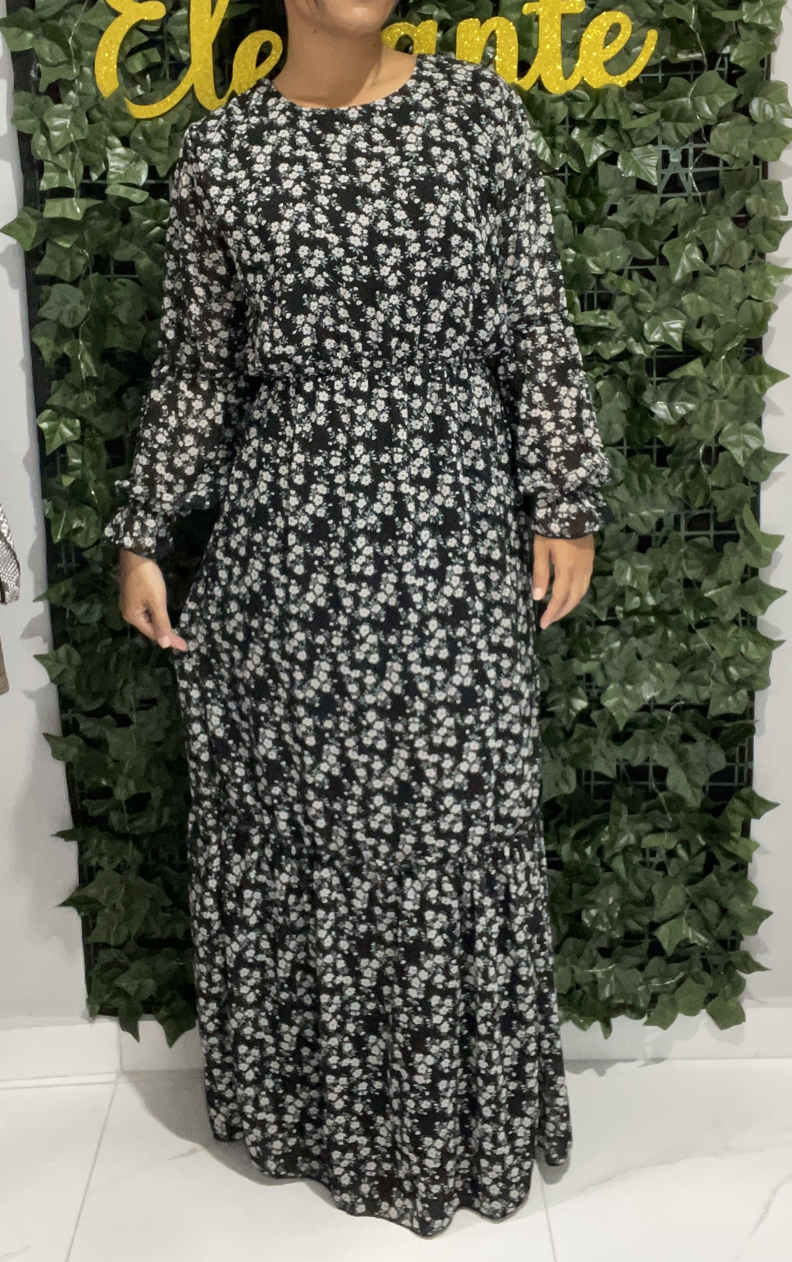 Vestido Floral Longo