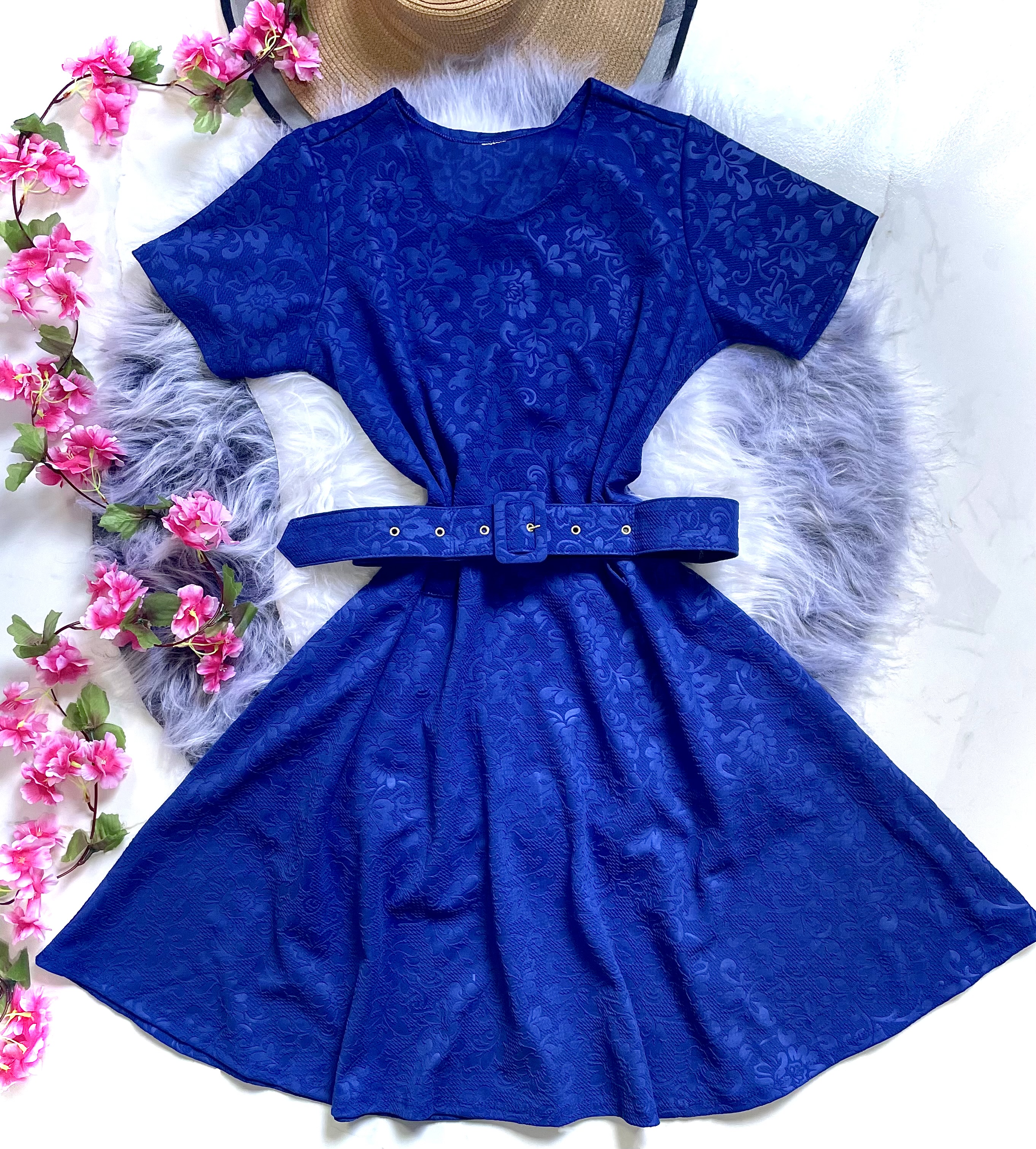 Vestido azul elegante